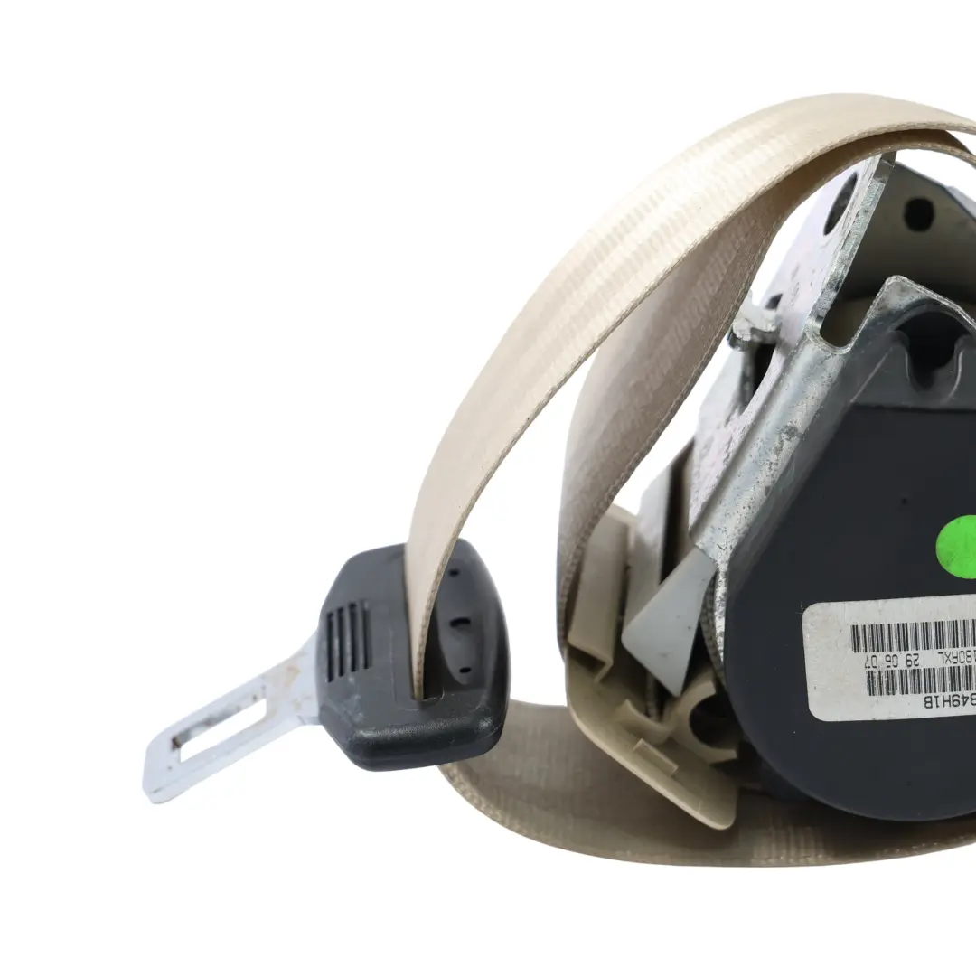 Volkswagen New Beetle Seat Safety Belt Rear Left Right N/O/S Beige - SKU 1Y0857805D-2 - Part number 1Y0857805D