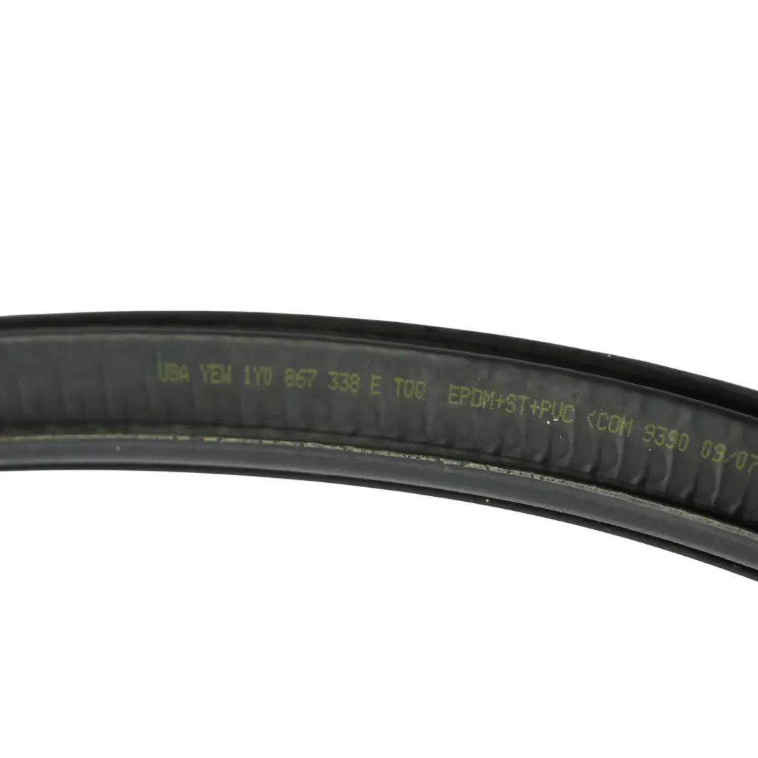 Volkswagen VW New Beetle Door Gasket Seal Edge Front Right O/S - SKU 1Y0867338E - Part number 1Y0867338E