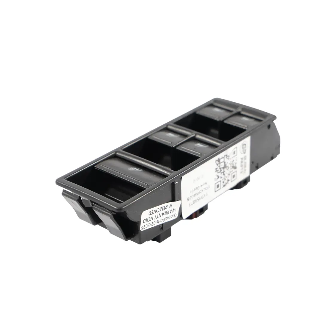 Door Window Switch Button Front Driver Side to Volkswagen New Beetle with Part number 1Y0959873 Volkswagen New Beetle Door Window Switch Button Front Driver Side - SKU 1Y0959873 - Part number 1Y0959873