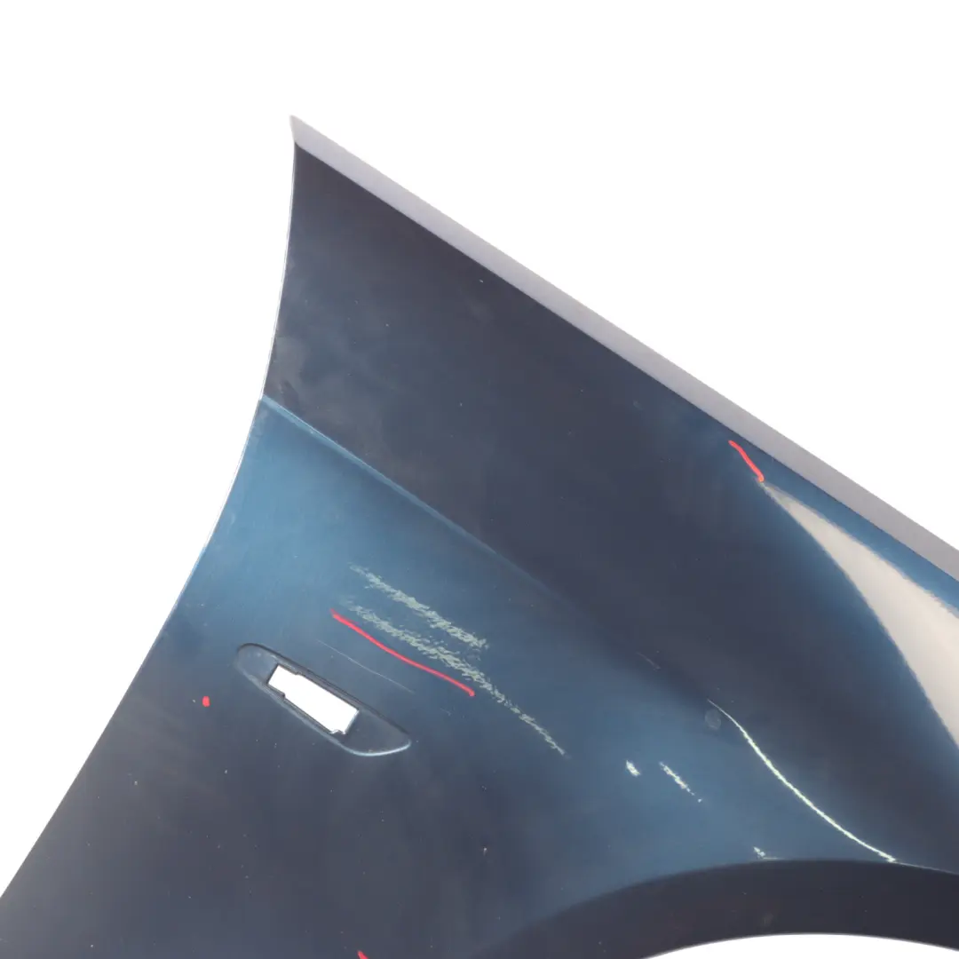 Side Wing Panel BMW E92 Fender Front Right O/S Tiefseeblau Deep Sea Blue - A76 to with Part number 2155922 Side Wing Panel BMW E92 Fender Front Right O/S Tiefseeblau Deep Sea Blue - A76 - SKU 2155922-DSB1 - Part number 2155922