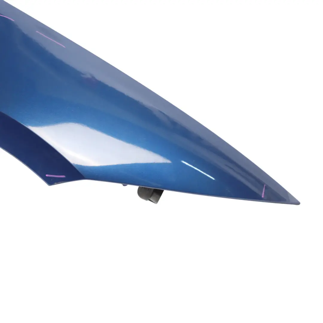 BMW E92 Side Wing Panel Fender Front Right O/S Montegoblau Montego Blue - A51 - SKU 2155922-MTB - Part number 2155922