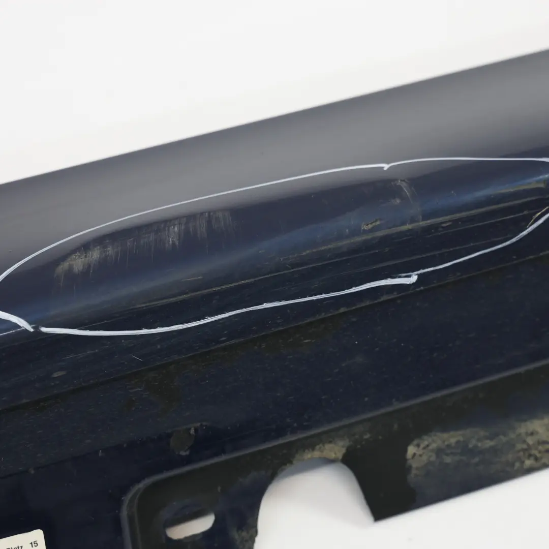 Side Skirt Door Sill Cover Panel Left N/S Tiefseeblau Blue - A76 to BMW F10 F11 with Part number 2209827 BMW F10 F11 Side Skirt Door Sill Cover Panel Left N/S Tiefseeblau Blue - A76 - SKU 2209827-DSB1 - Part number 2209827