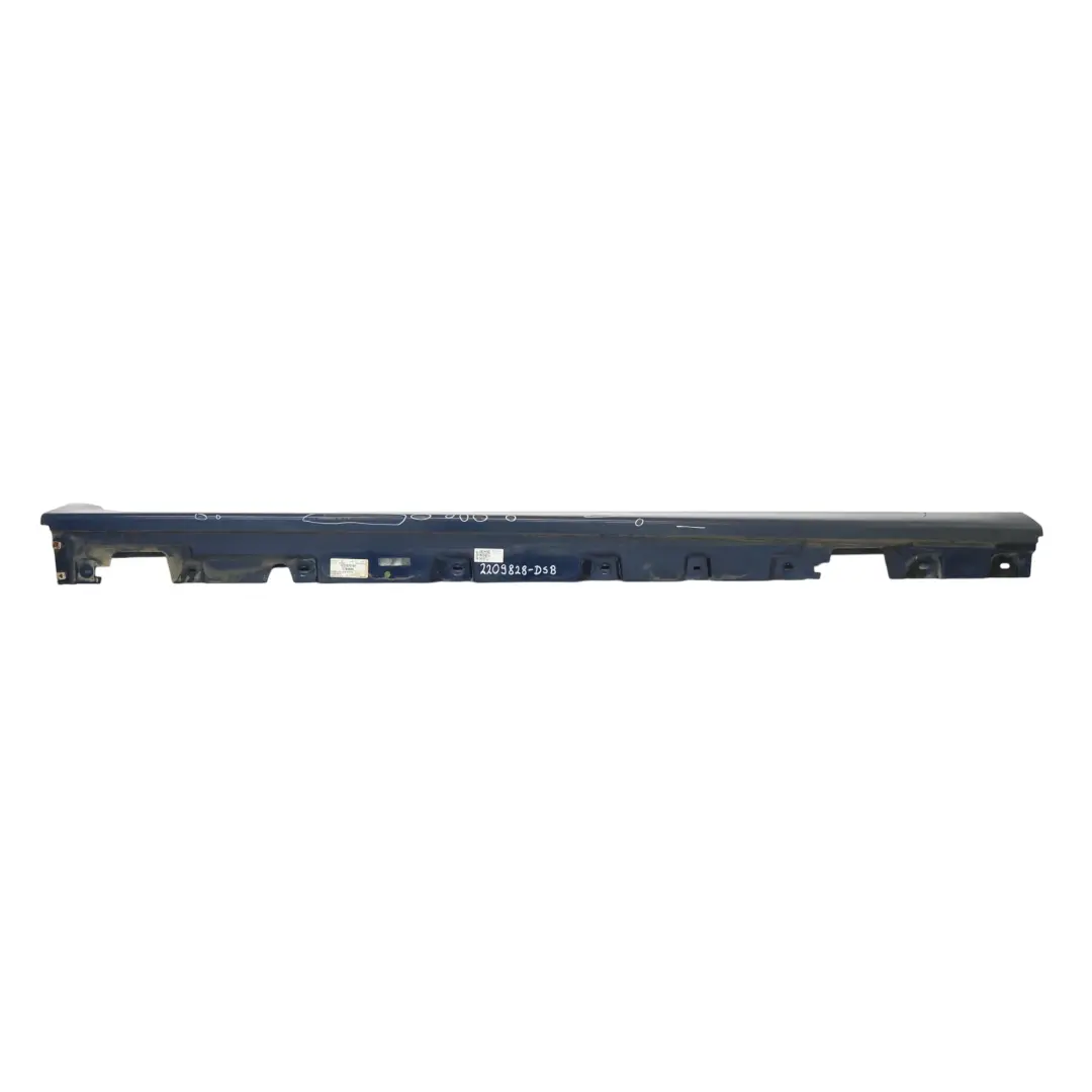 Door Sill Cover Skirt Panel Right O/S Tiefseeblau Blue Metallic A76 to BMW F10 F11 with Part number 2209828 BMW F10 F11 Door Sill Cover Skirt Panel Right O/S Tiefseeblau Blue Metallic A76 - SKU 2209828-DSB - Part number 2209828