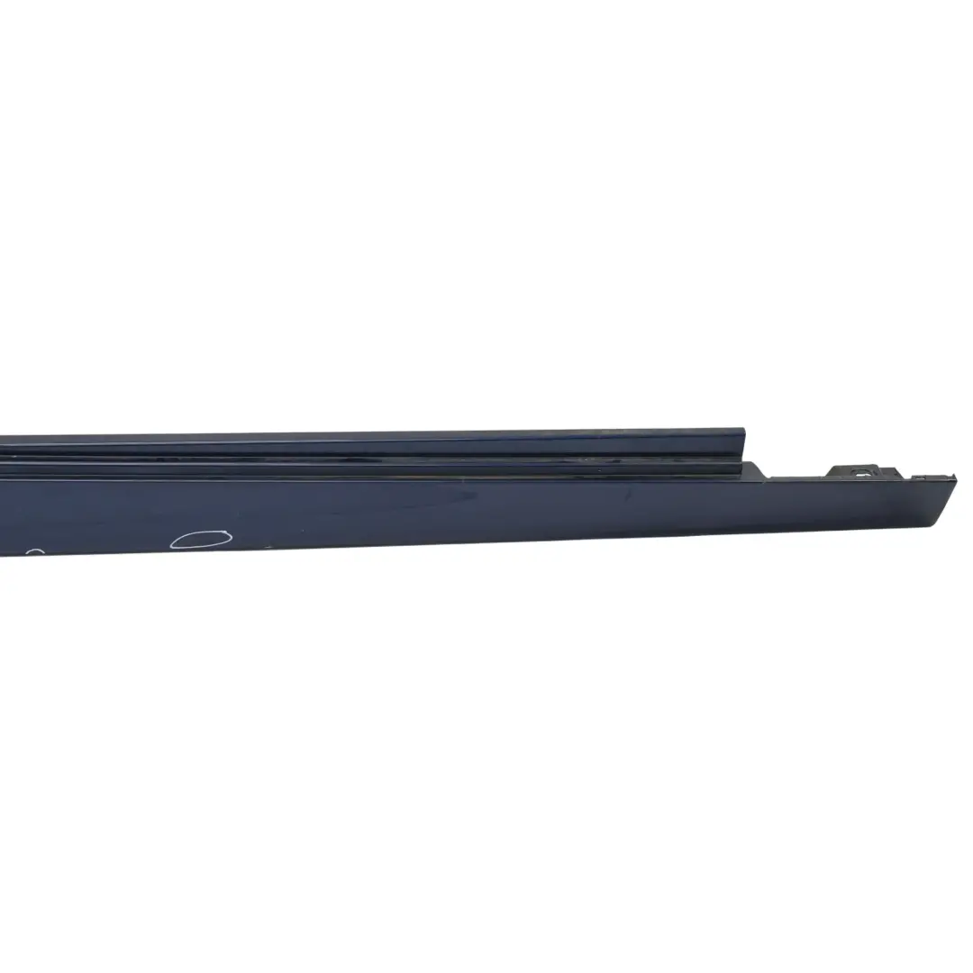 BMW F10 F11 Door Sill Cover Skirt Panel Right O/S Tiefseeblau Blue Metallic A76 - SKU 2209828-DSB - Part number 2209828