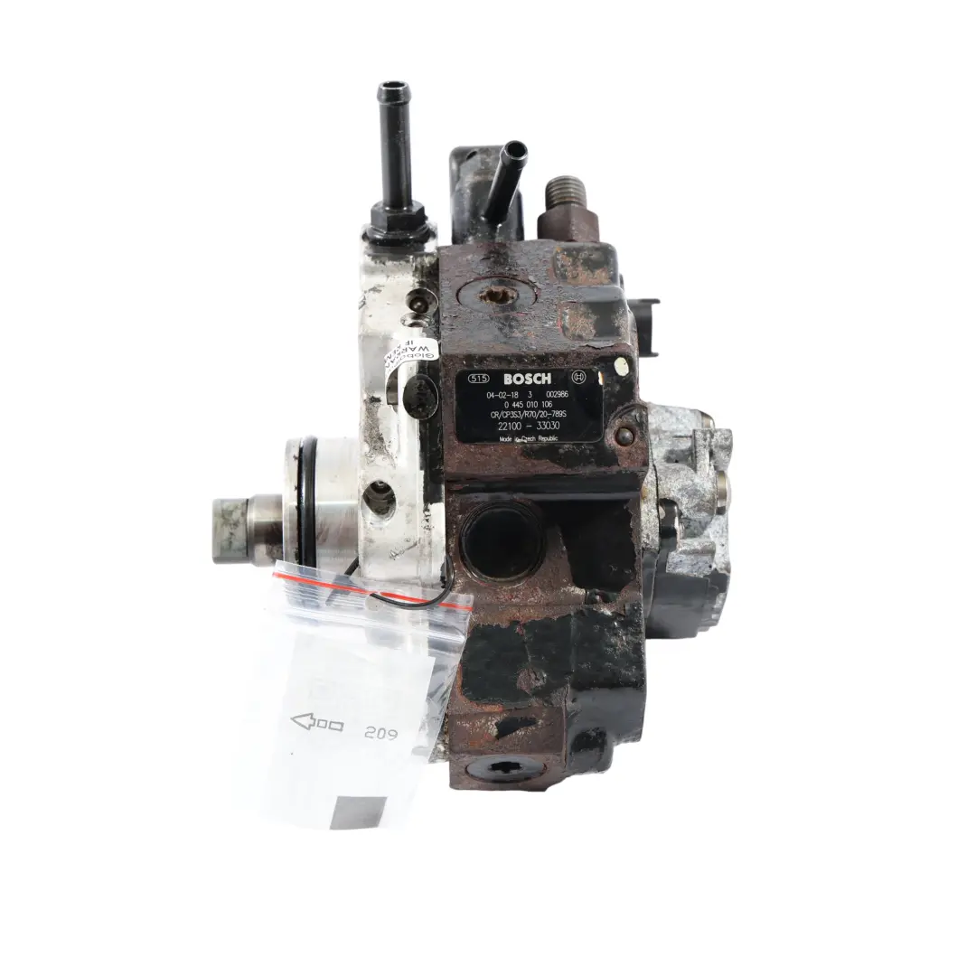 Toyota Yaris Pompa Carburante Ad Alta Pressione - SKU 22100-33030 - Numero di parte 22100-33030