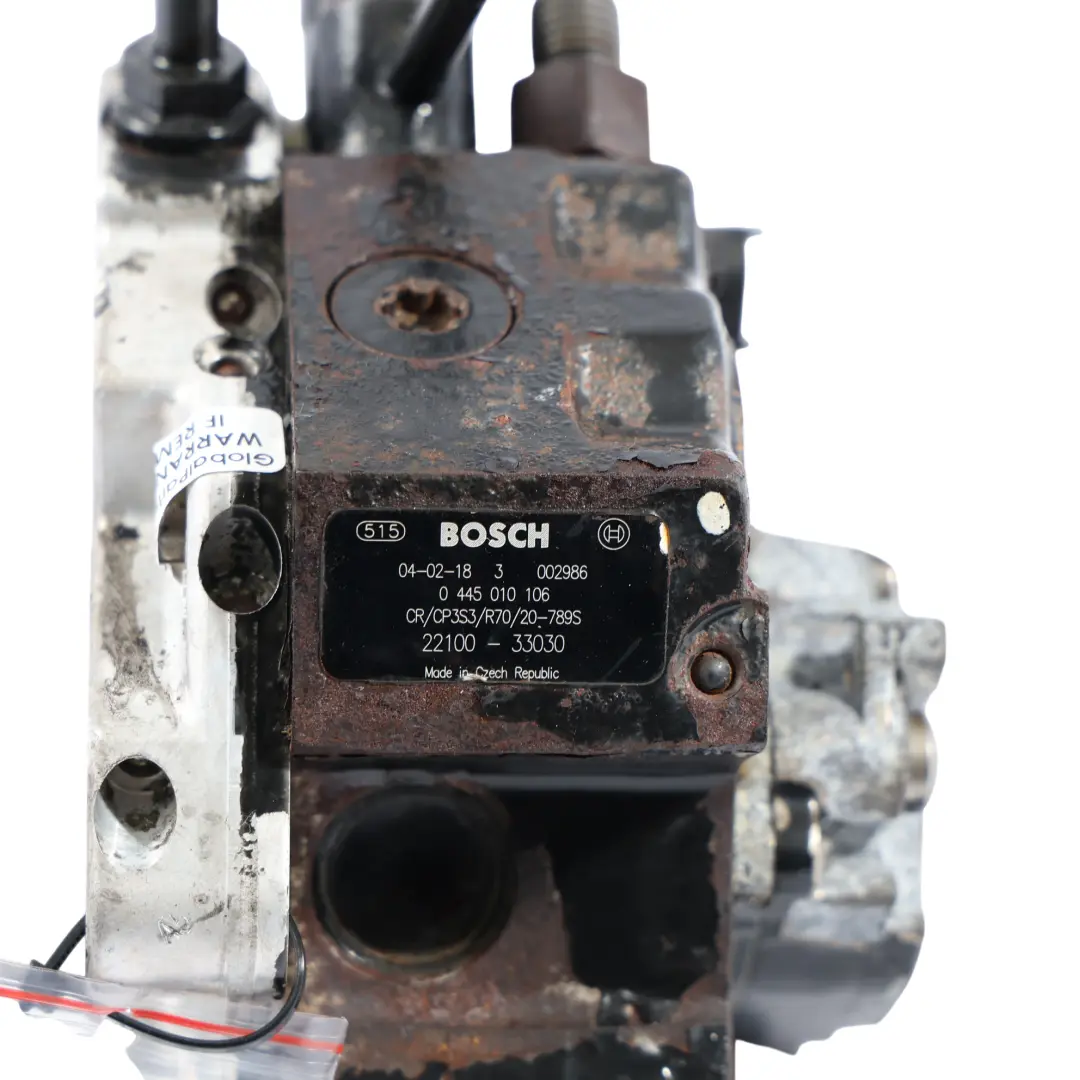 Toyota Yaris Pompe À Carburant Haute Pression - SKU 22100-33030 - Numéro de pièce 22100-33030