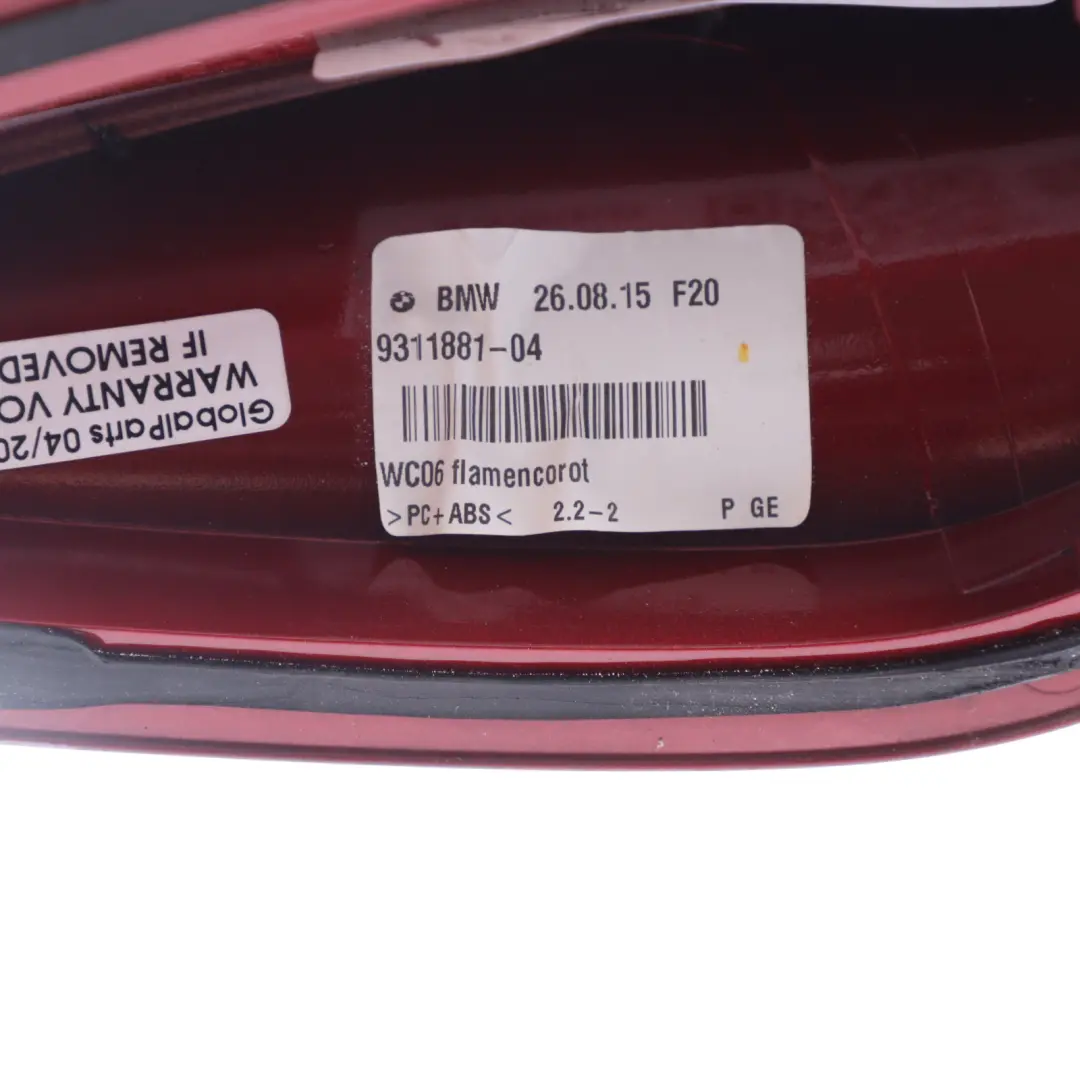  Roof Antenna BMW F20 F21 F46 Empty Housing Aerial Flamenco Red C06 - SKU 2218150-FLR - Part number 2218150