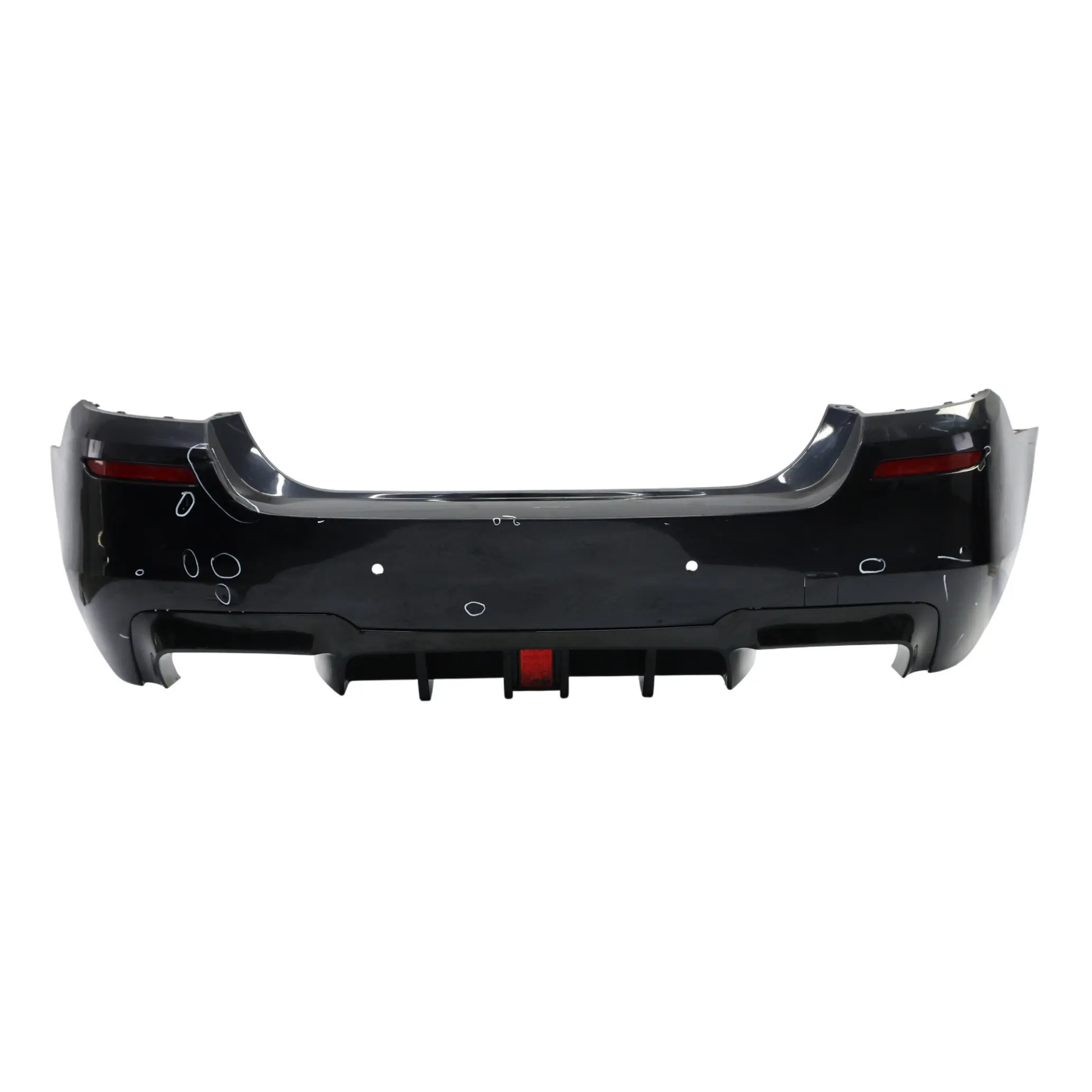 Rear Bumper BMW F10 Trim Panel Cover M Sport PDC Carbon Black Metallic - 416