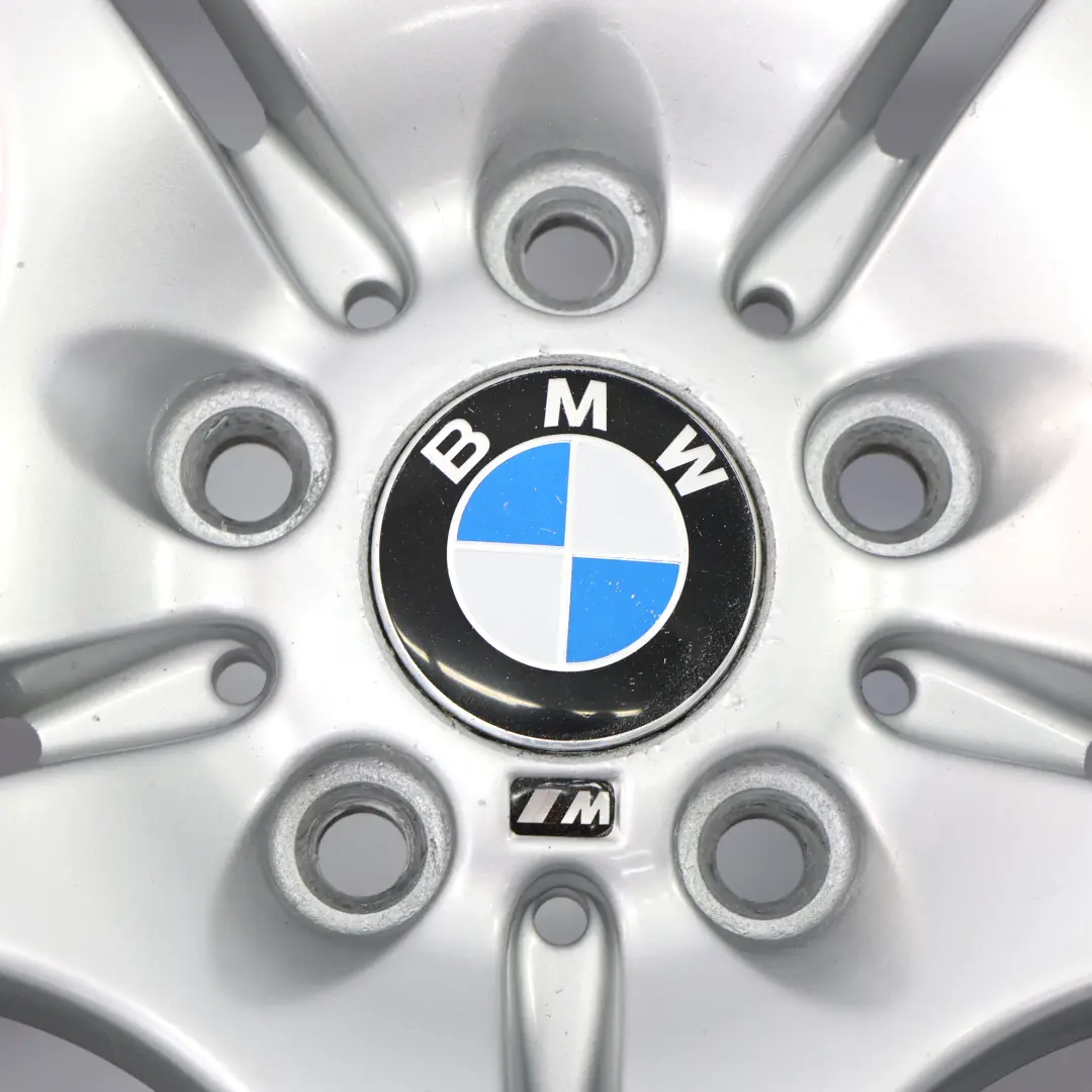 BMW E46 Silber Hinterrad Felge 17" 8,5J ET:50 M Doppelspeiche 68 - SKU 2229135-3 - Teilenummer 2229135