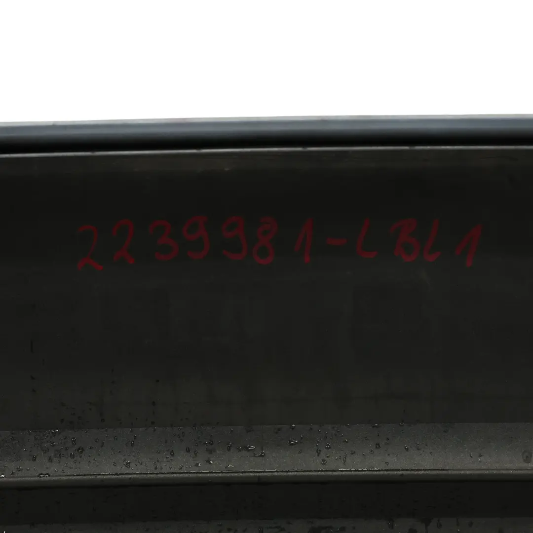 Bumper Trim Panel Covering PDC Liquid Blue Metallic - B40 to BMW F30 Rear with Part number 2239981 BMW F30 Rear Bumper Trim Panel Covering PDC Liquid Blue Metallic - B40 - SKU 2239981-LBL1 - Part number 2239981