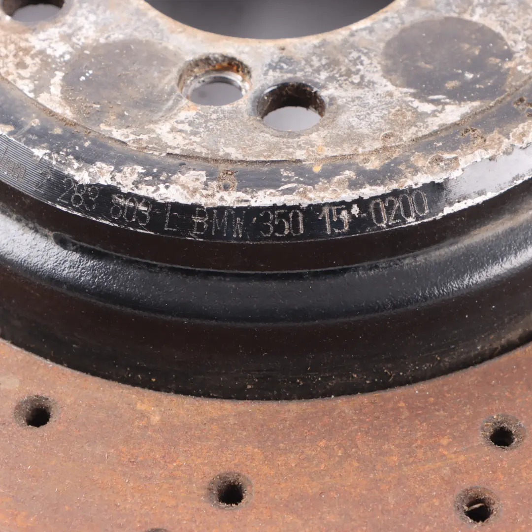  Brake Disc BMW E90 E92 E93 Rear Left Right N/O/S Wheel Ventilated Set 350x24 - SKU 2283803-2283804 - Part number 2283803