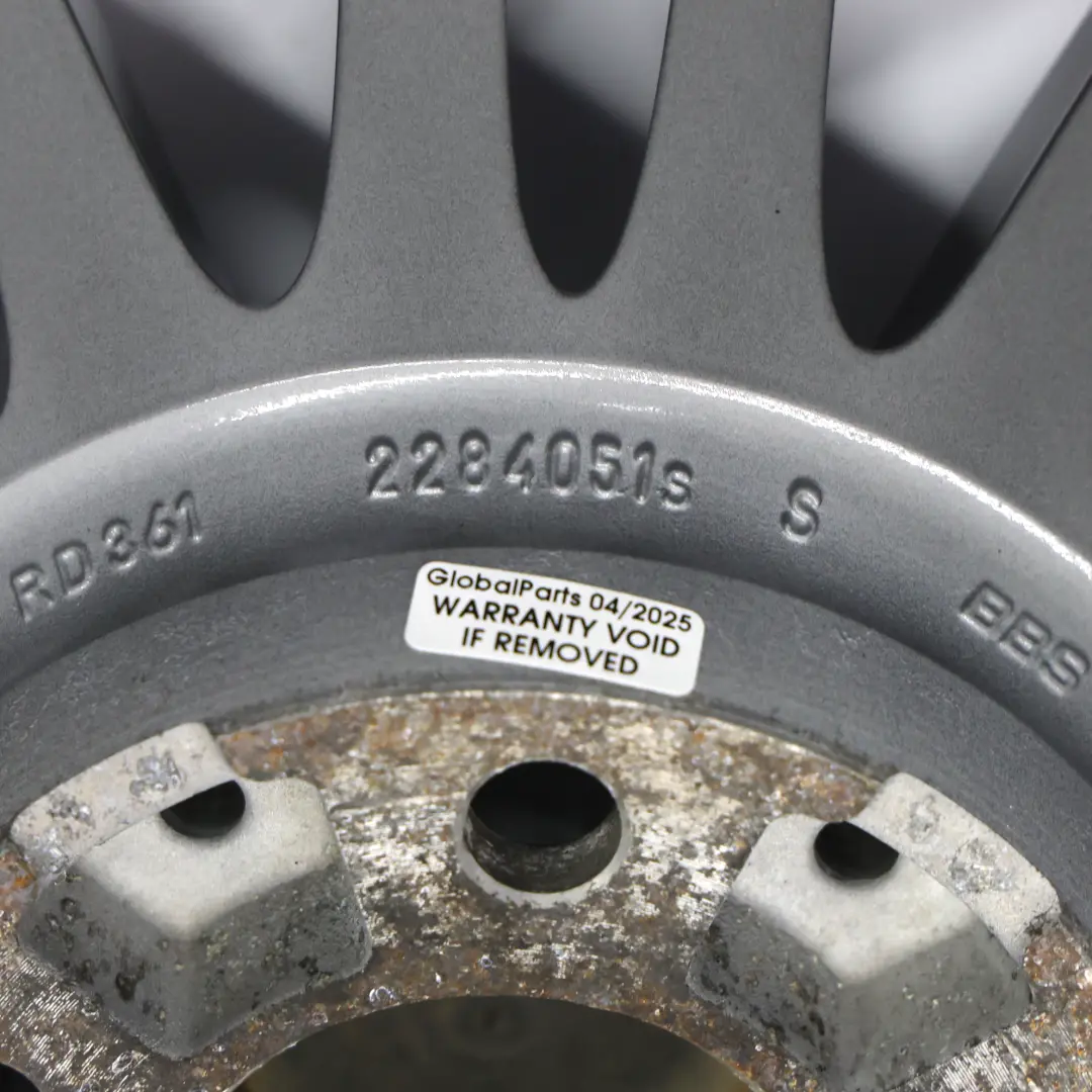 Alloy Rim BBS 18" 9,5J ET:23 M Styling 219 to BMW E90 E91 E92 M3 Rear Wheel with Part number 2284051 BMW E90 E91 E92 M3 Rear Wheel Alloy Rim BBS 18" 9,5J ET:23 M Styling 219 - SKU 2284051-2 - Part number 2284051