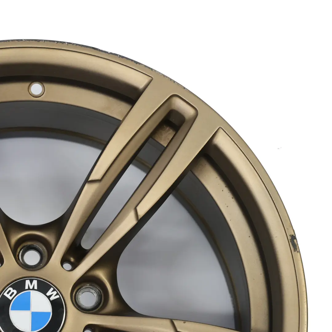 Vorderrad Alufelge 19" M Doppelspeiche 437 für BMW F87 M2 F80 M3 F82 M4 mit Teilenummer 2284550 BMW F87 M2 F80 M3 F82 M4 Vorderrad Alufelge 19" M Doppelspeiche 437 - SKU 2284550-4 - Teilenummer 2284550