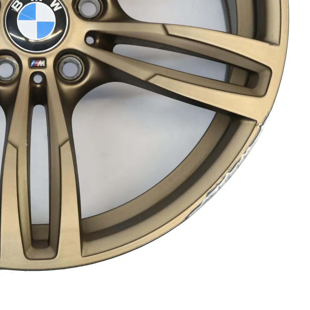 Vorderrad Alufelge 19" M Doppelspeiche 437 für BMW F87 M2 F80 M3 F82 M4 mit Teilenummer 2284550 BMW F87 M2 F80 M3 F82 M4 Vorderrad Alufelge 19" M Doppelspeiche 437 - SKU 2284550-5 - Teilenummer 2284550