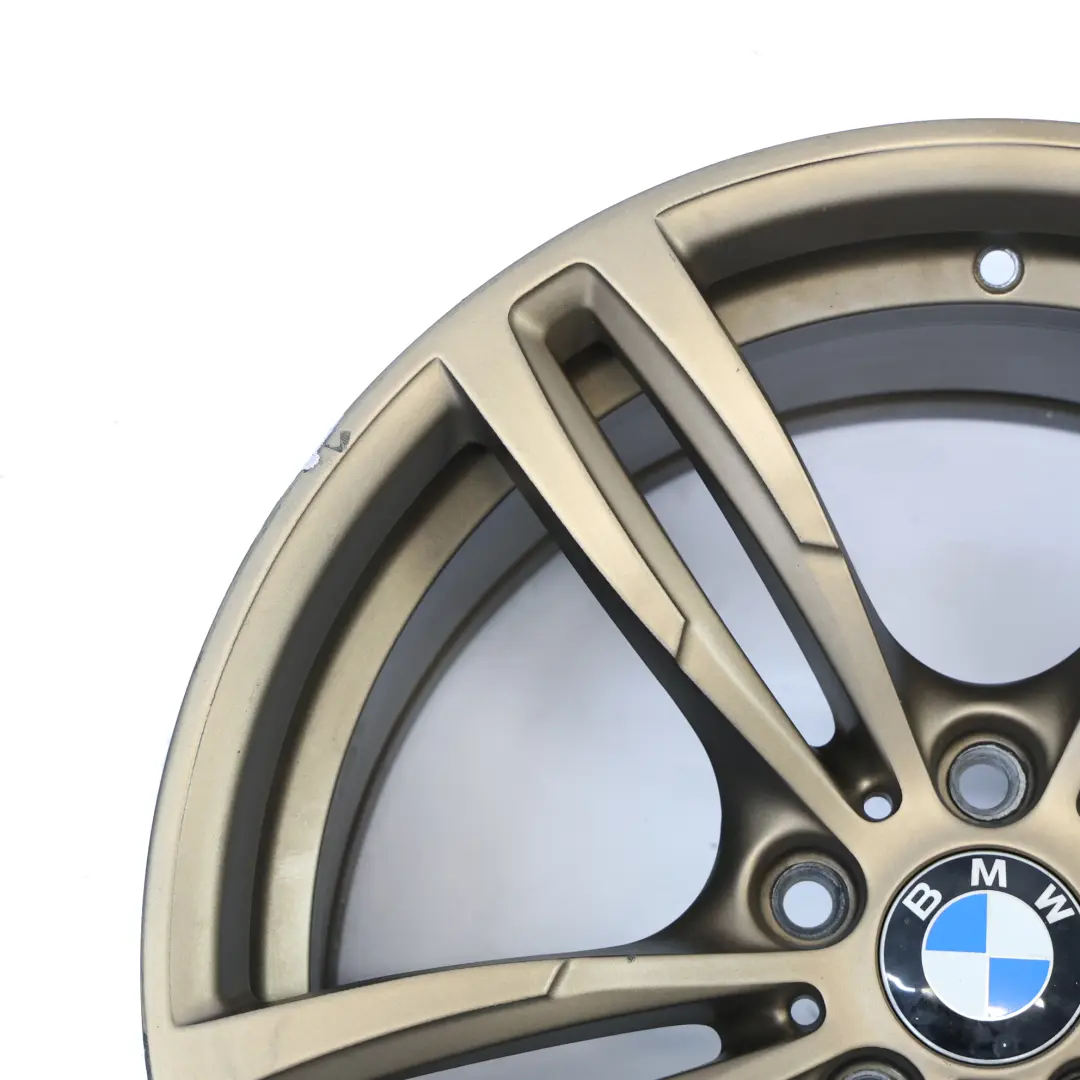 BMW F87 M2 F80 M3 F82 M4 Jante Arrière Alliage 19" 10J ET:40 M Double Spoke 437 - SKU 2284551-4 - Numéro de pièce 2284551