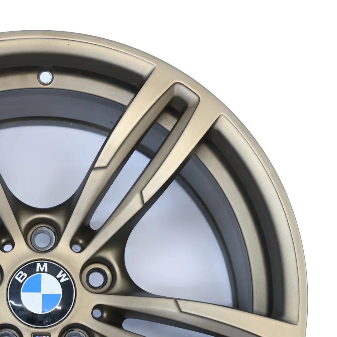 BMW F87 M2 F80 M3 F82 M4 Jante Arrière Alliage 19" 10J ET:40 M Double Spoke 437 - SKU 2284551-4 - Numéro de pièce 2284551