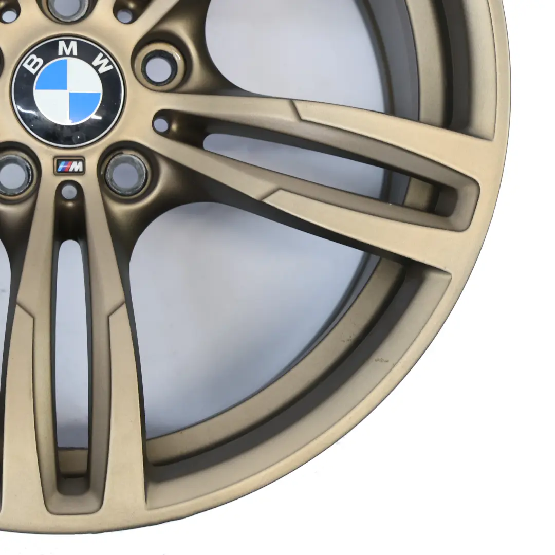 BMW F87 M2 F80 M3 F82 M4 Jante Arrière Alliage 19" 10J ET:40 M Double Spoke 437 - SKU 2284551-4 - Numéro de pièce 2284551