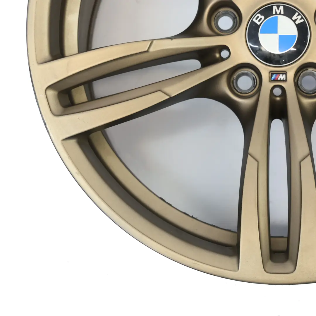 BMW F87 M2 F80 M3 F82 M4 Jante Arrière Alliage 19" 10J ET:40 M Double Spoke 437 - SKU 2284551-4 - Numéro de pièce 2284551