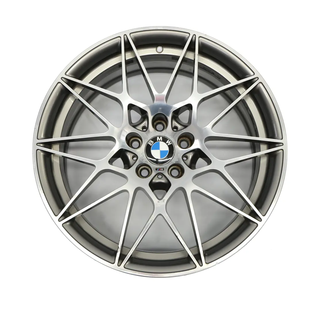 Gris Férrico Llanta Aleación Delantera 20" M Star Spoke 9J para BMW F80 M3 con número de pieza 2287500 BMW F80 M3 Gris Férrico Llanta Aleación Delantera 20" M Star Spoke 9J - SKU 2287500-1 - Número de pieza 2287500