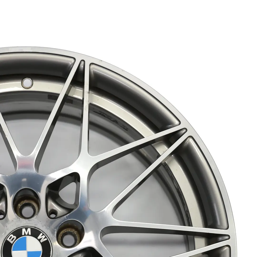 BMW F80 M3 Ferric Grigio Cerchio lega anteriore 20" M Star Spoke 666 9J - SKU 2287500-1 - Numero di parte 2287500