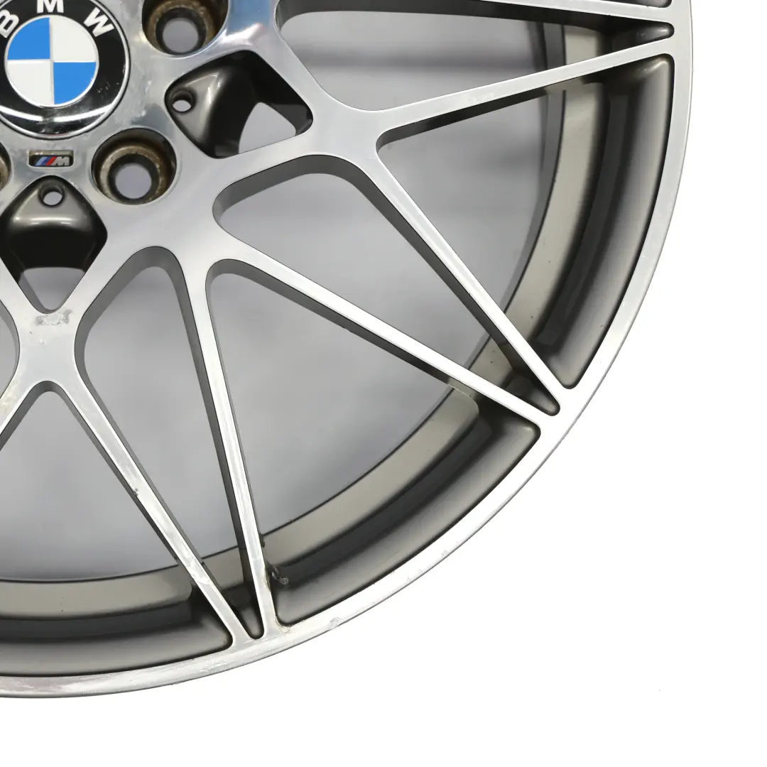 BMW F80 M3 Ferric Grigio Cerchio lega anteriore 20" M Star Spoke 666 9J - SKU 2287500-1 - Numero di parte 2287500