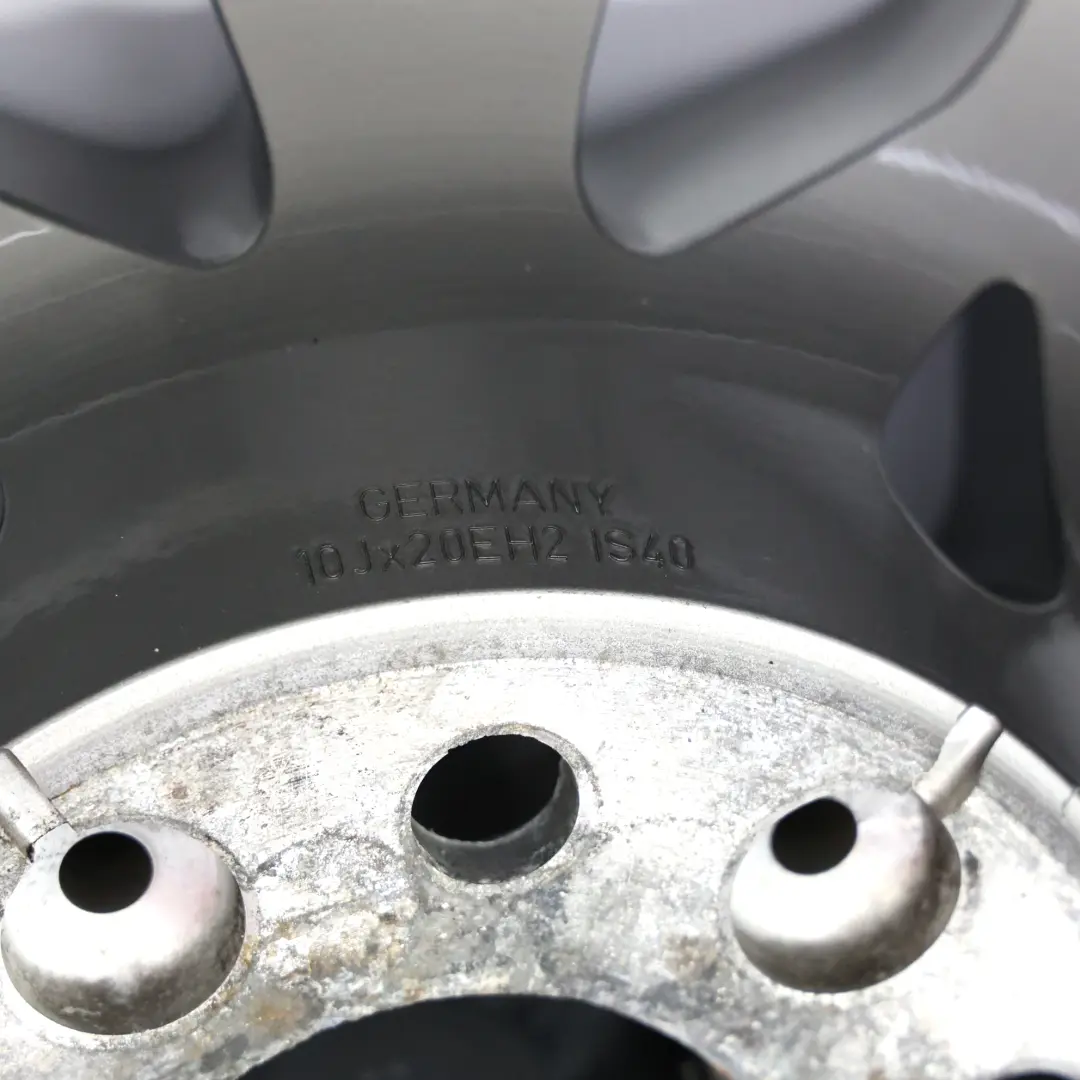 BMW F80 M3 Ferric Grey Rear Wheel Alloy Rim 20" M Star Spoke 666 10J - SKU 2287501-2 - Part number 2287501