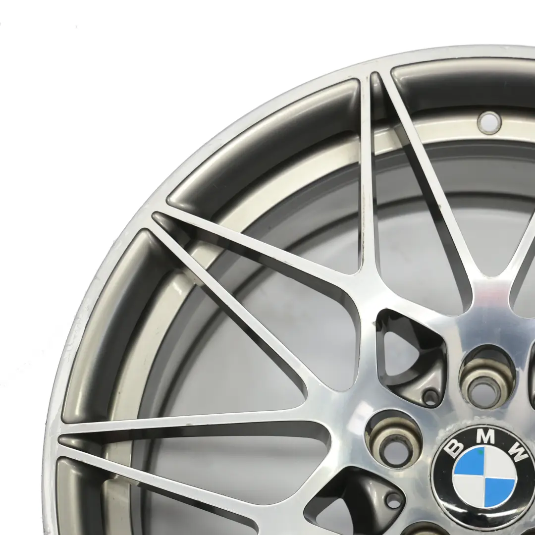BMW F80 M3 Ferric Grey Rear Wheel Alloy Rim 20" M Star Spoke 666 10J - SKU 2287501-2 - Part number 2287501