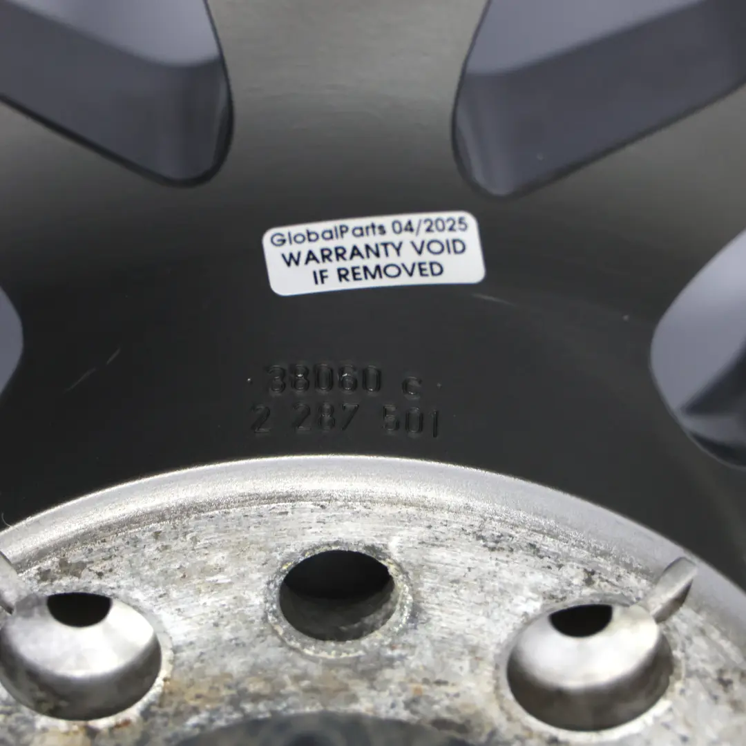 Ferric Grau Hinterrad Felge 20" M Sternspeiche 666 10J für BMW F80 M3 mit Teilenummer 2287501 BMW F80 M3 Ferric Grau Hinterrad Felge 20" M Sternspeiche 666 10J - SKU 2287501-3 - Teilenummer 2287501