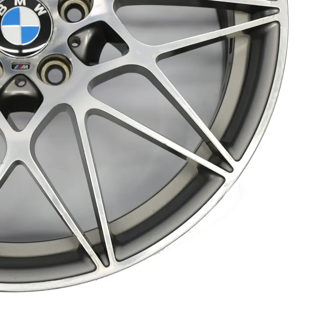 BMW F80 M3 Ferric Grey Rear Wheel Alloy Rim 20" M Star Spoke 666 10J - SKU 2287501-3 - Part number 2287501