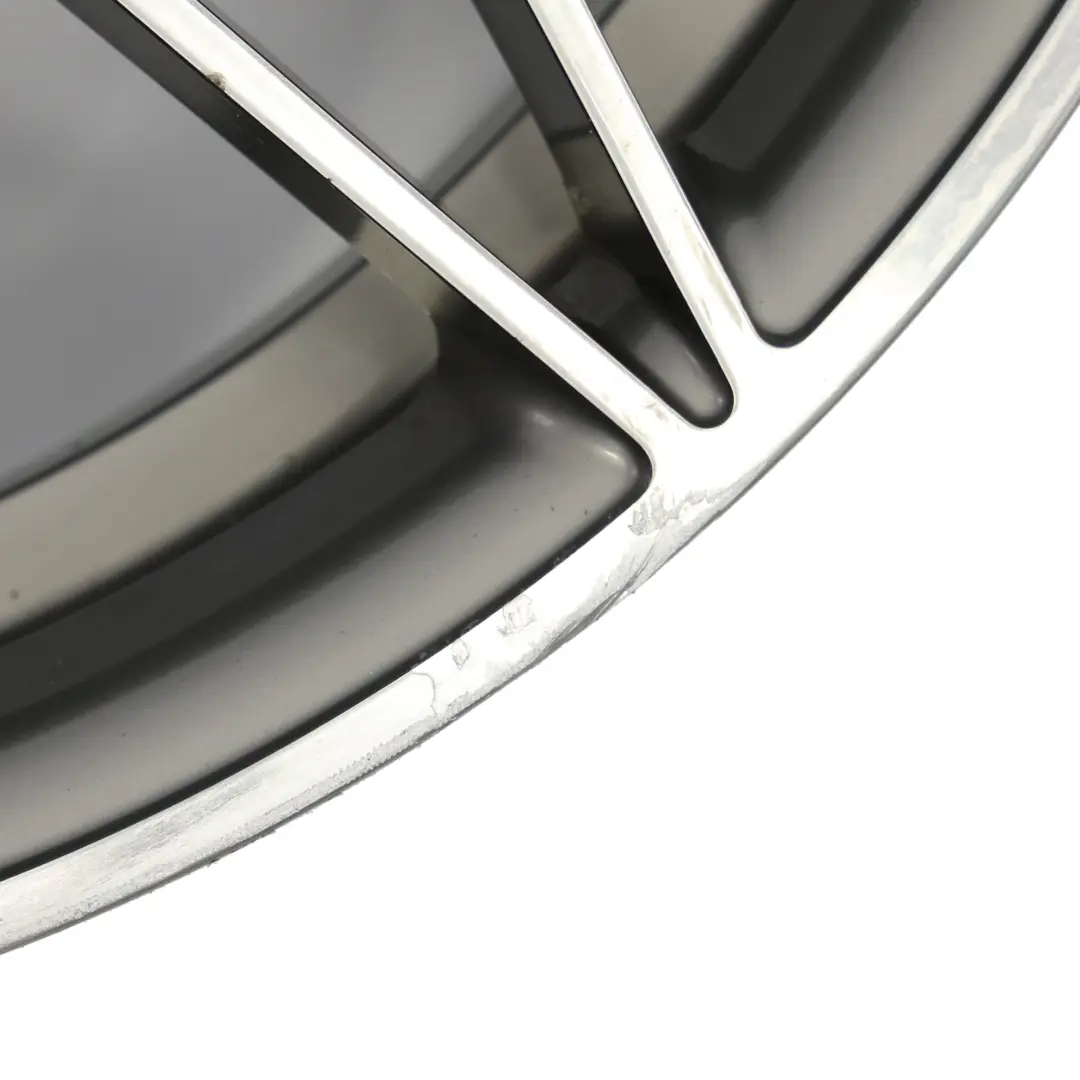 Ferric Grau Hinterrad Felge 20" M Sternspeiche 666 10J für BMW F80 M3 mit Teilenummer 2287501 BMW F80 M3 Ferric Grau Hinterrad Felge 20" M Sternspeiche 666 10J - SKU 2287501-3 - Teilenummer 2287501