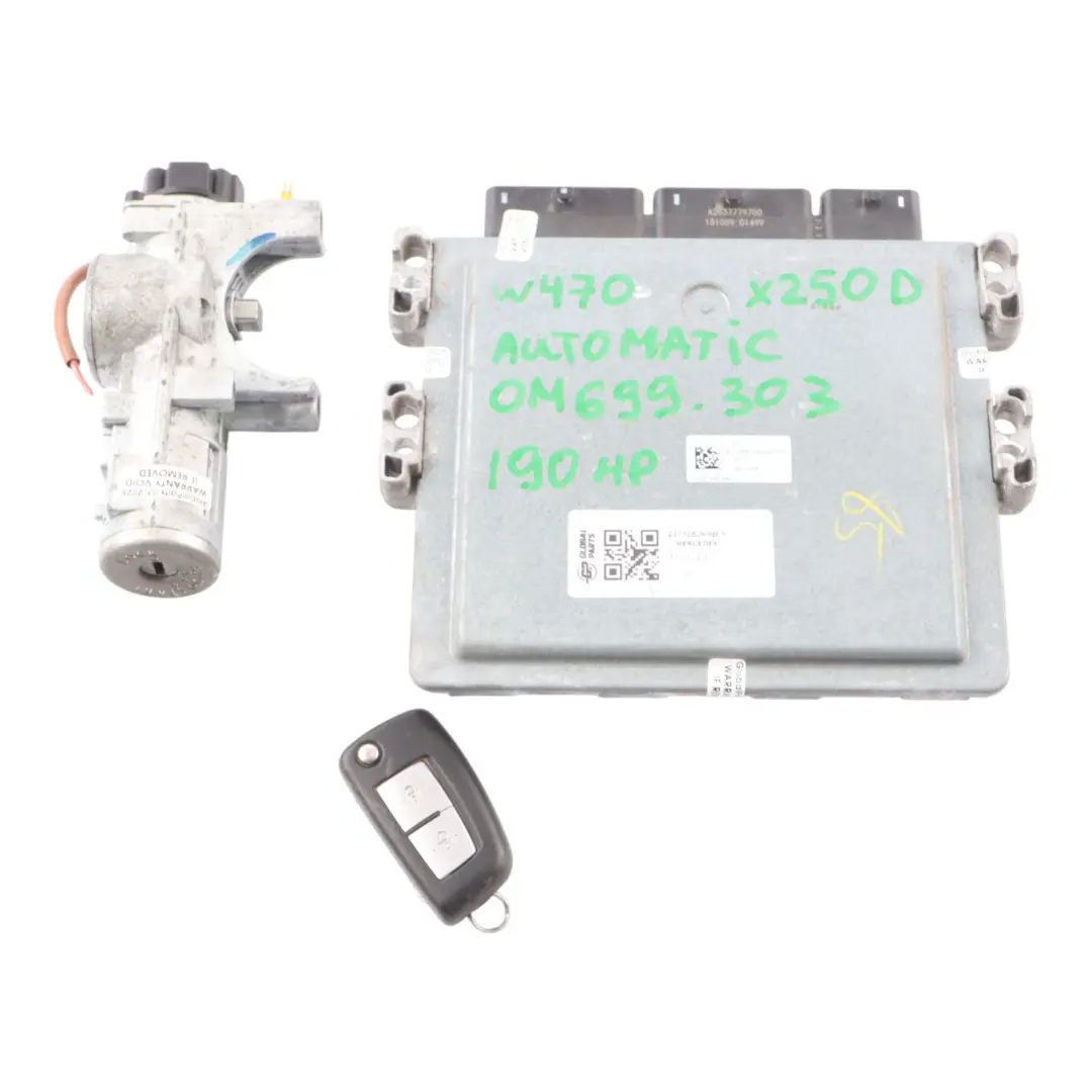 W470 X250D OM699.303 190HP Engine Module ECU Kit Automatic to Mercedes with Part number 237105JK8B Mercedes W470 X250D OM699.303 190HP Engine Module ECU Kit Automatic - SKU 237105JK8B-1 - Part number 237105JK8B