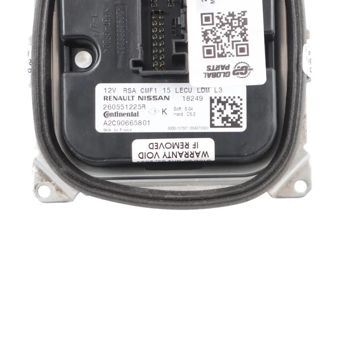 Mercedes W470 LED Headlight Lamp Module Control Ballast Unit ECU - SKU 260551225R - Part number 260551225R