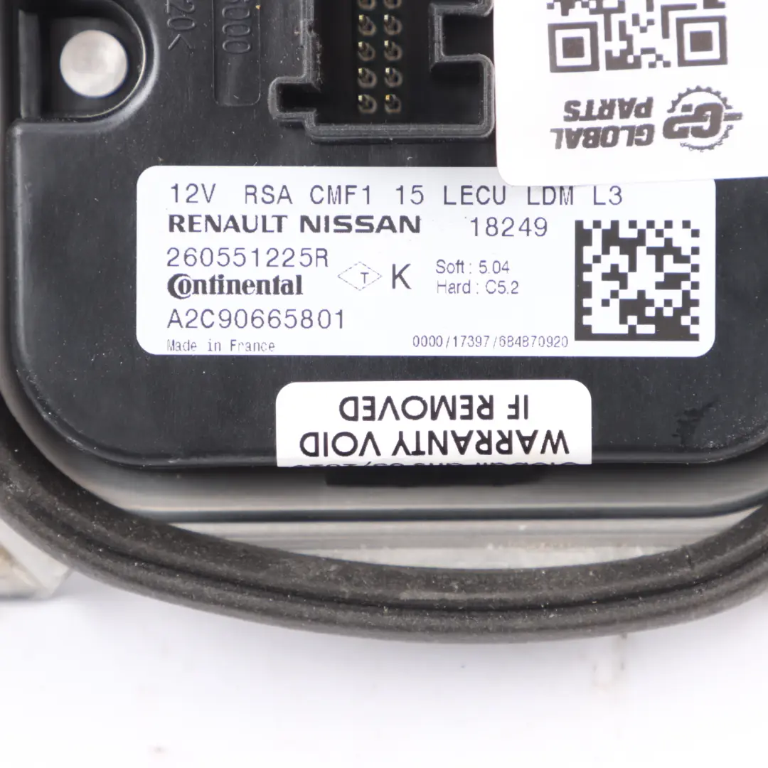 Mercedes W470 LED Headlight Lamp Module Control Ballast Unit ECU - SKU 260551225R - Part number 260551225R