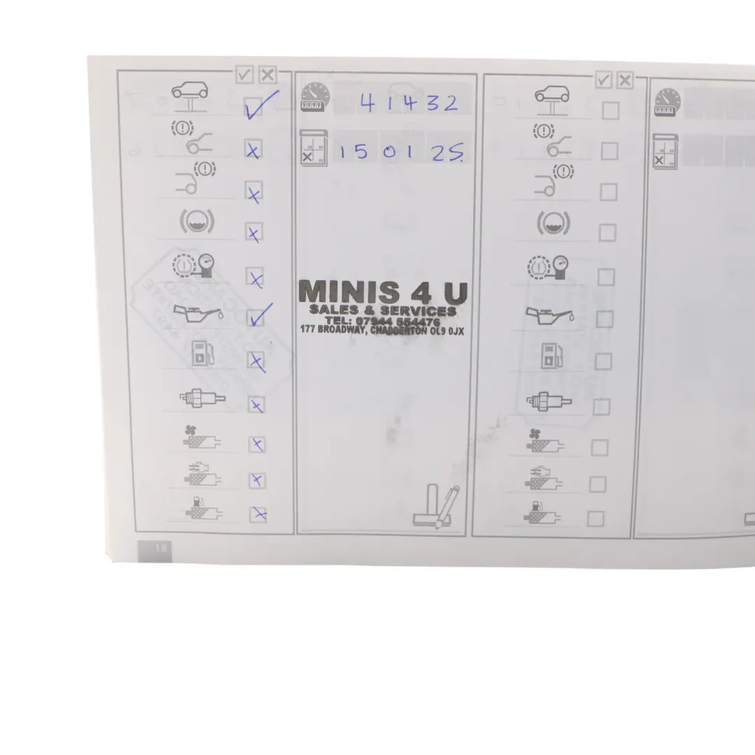 Service Booklet Owner's Handbook Pouch Case Wallet Set to Mini R56 R57 LCI with Part number 2605640 Mini R56 R57 LCI Service Booklet Owner's Handbook Pouch Case Wallet Set - SKU 2605640-1 - Part number 2605640