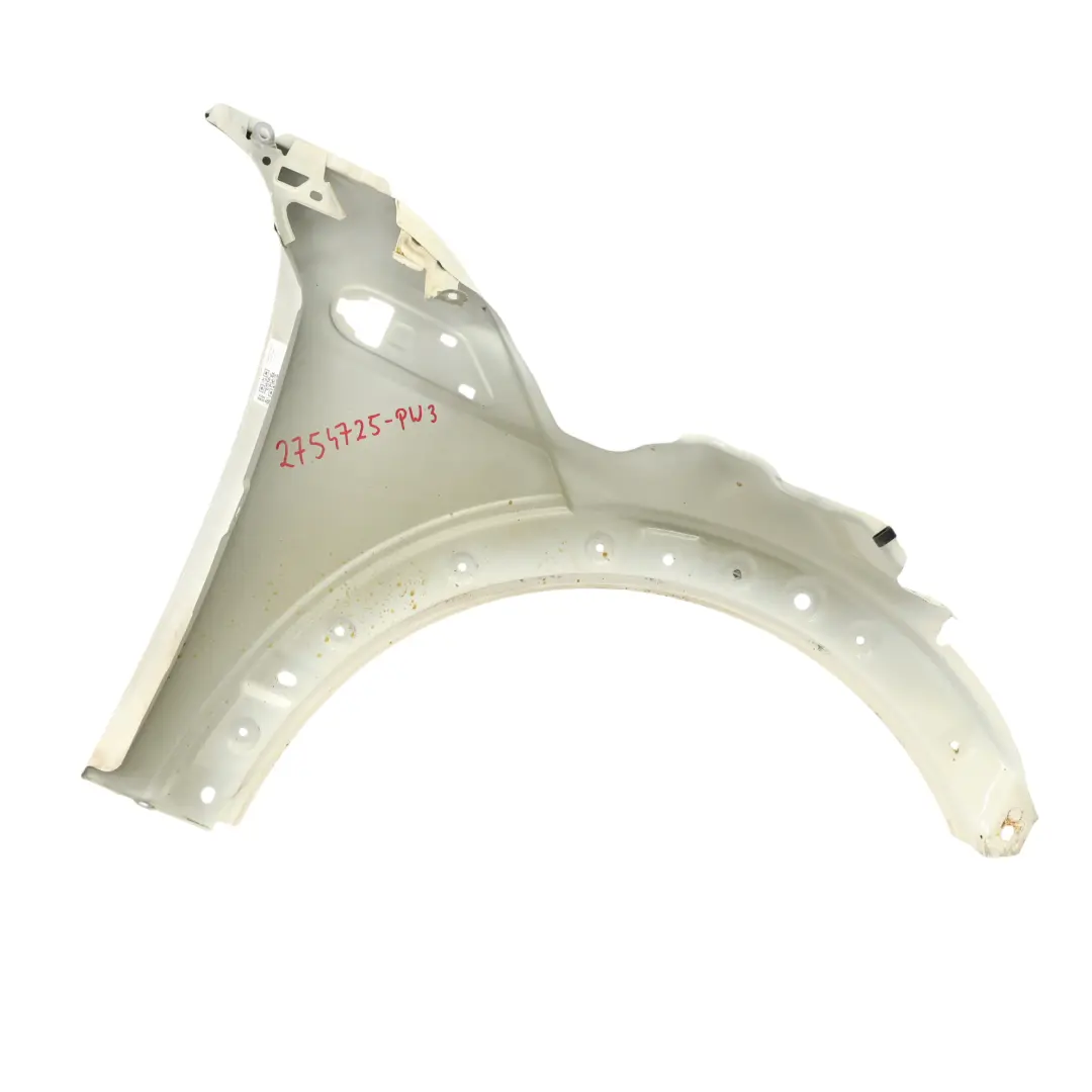 Wing Side Panel Fender Front Left N/S R55 R57 Pepper White - 850 to Mini R56 with Part number 2754725 Mini R56 Wing Side Panel Fender Front Left N/S R55 R57 Pepper White - 850 - SKU 2754725-PW3 - Part number 2754725