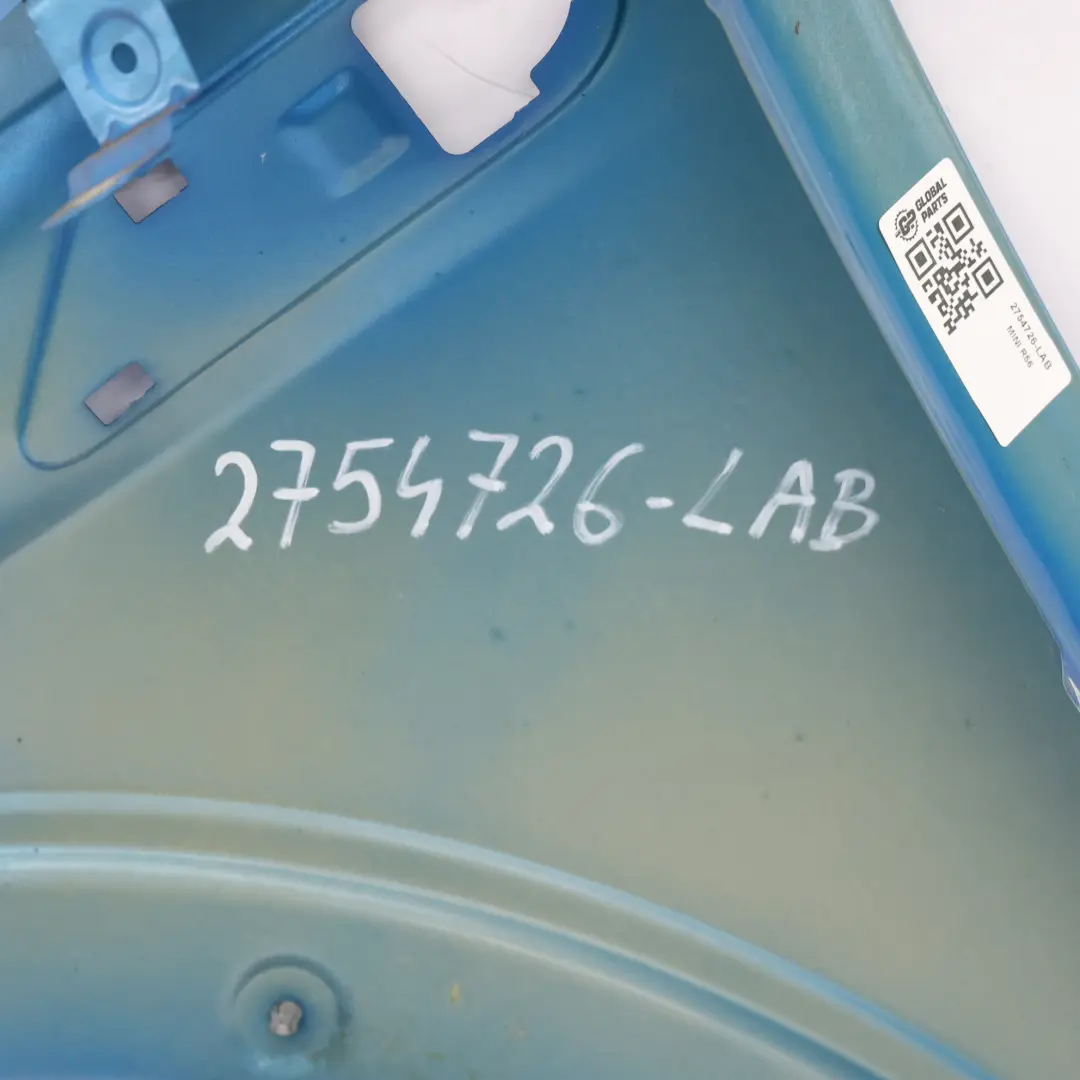 Błotnik Prawy Laser Blue Niebieski Metalik - A59 do Mini R56 R57 o numerze 2754726 Mini R56 R57 Błotnik Prawy Laser Blue Niebieski Metalik - A59 - SKU 2754726-LAB - Numer Części 2754726