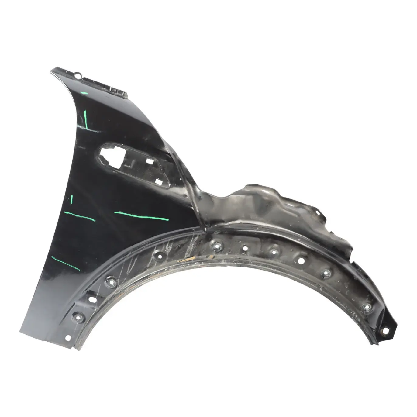 Side Panel Mini R55 R56 R57 Front Right Wing O/S Midnight Black Metallic - A94