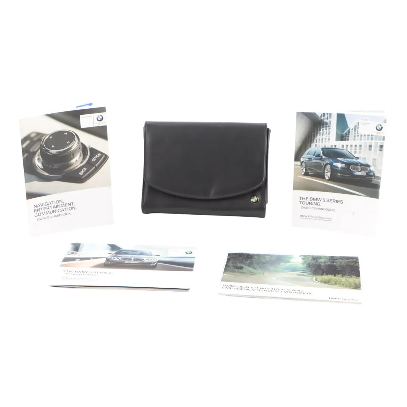 Booklet Set BMW F11 Touring Owner's Instruction Handbook Pouch Case Wallet