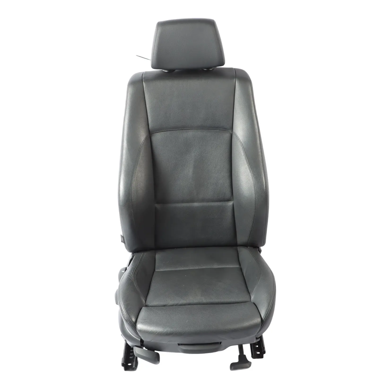 Vorder Sitz BMW X1 E84 Beheizt M Sport Rechts Leder Nevada Schwarz