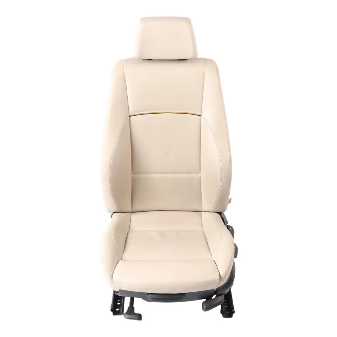  Siège Avant BMW X1 E84 Gauche M Sport Chauffant Cuir Oyster Piping Noir/Jaune - SKU 2992783-2 - Numéro de pièce 2992783