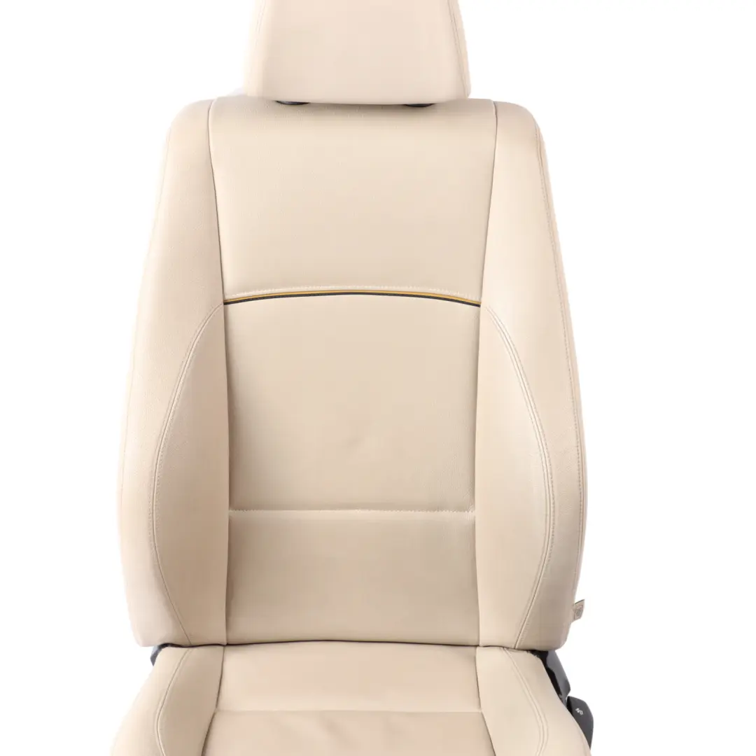  Siège Avant BMW X1 E84 Gauche M Sport Chauffant Cuir Oyster Piping Noir/Jaune - SKU 2992783-2 - Numéro de pièce 2992783