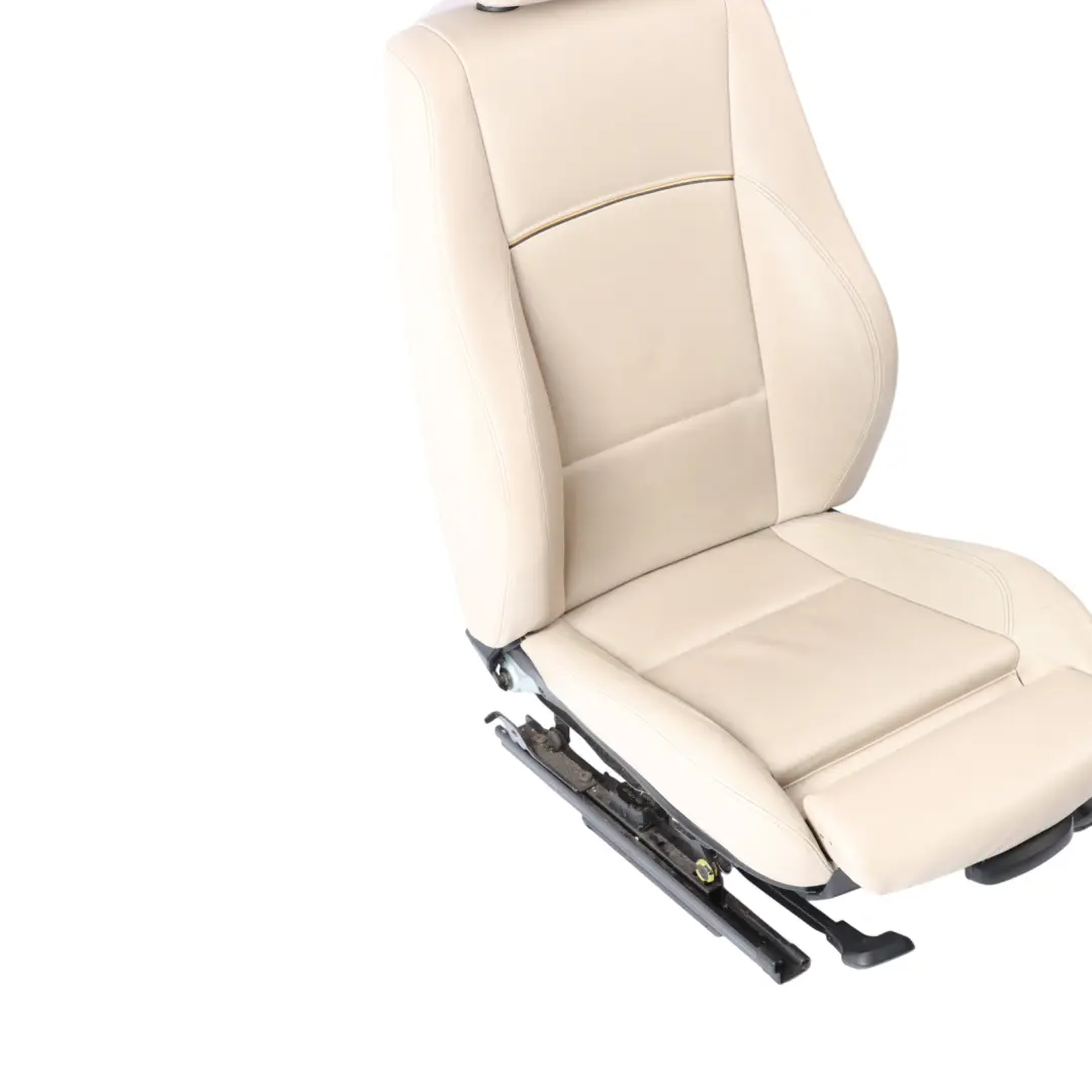  Siège Avant BMW X1 E84 Gauche M Sport Chauffant Cuir Oyster Piping Noir/Jaune - SKU 2992783-2 - Numéro de pièce 2992783