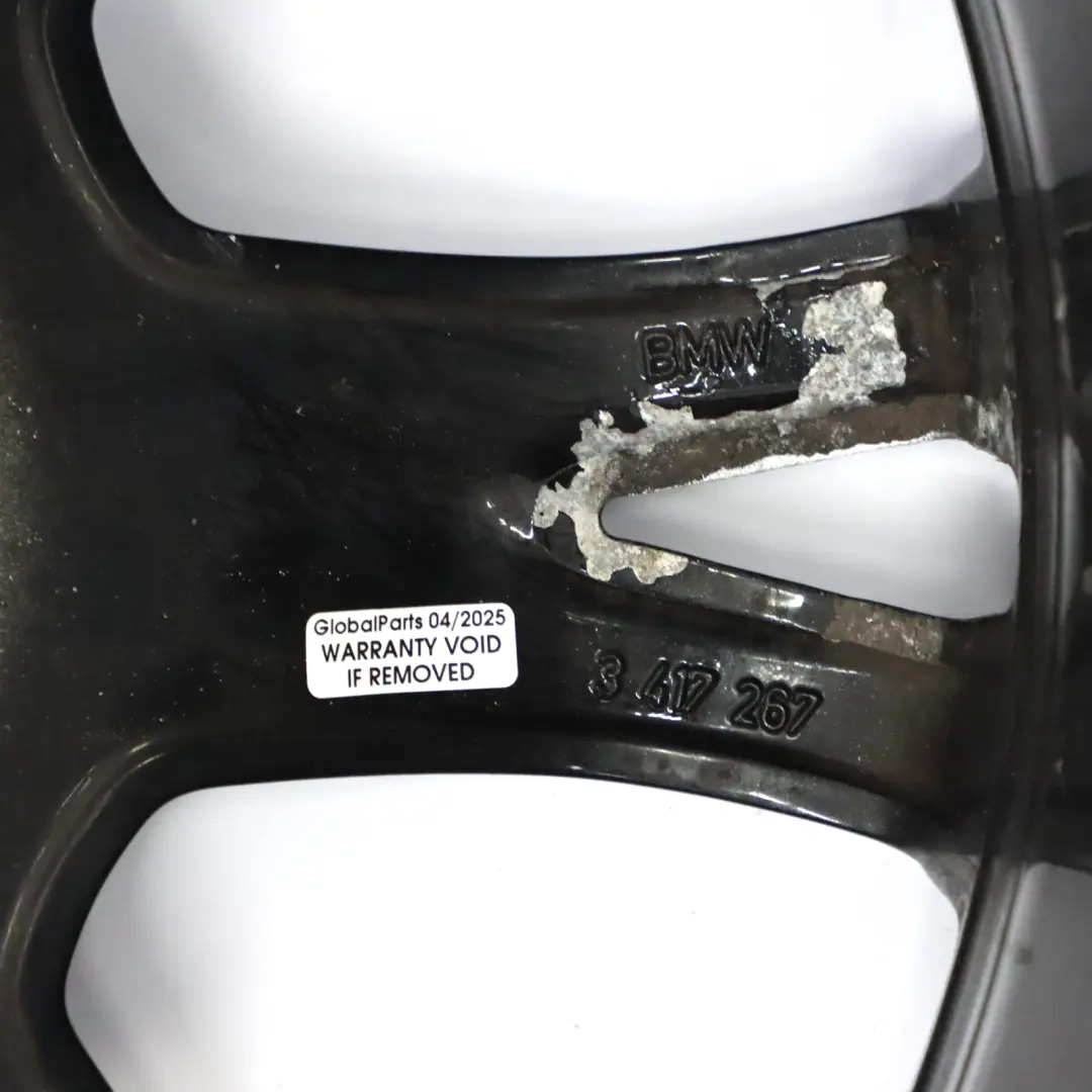 BMW X3 E83 Plata llanta aleación delantera Y-radios 191 19" 8,5J ET:46 - SKU 3417267-2 - Número de pieza 3417267