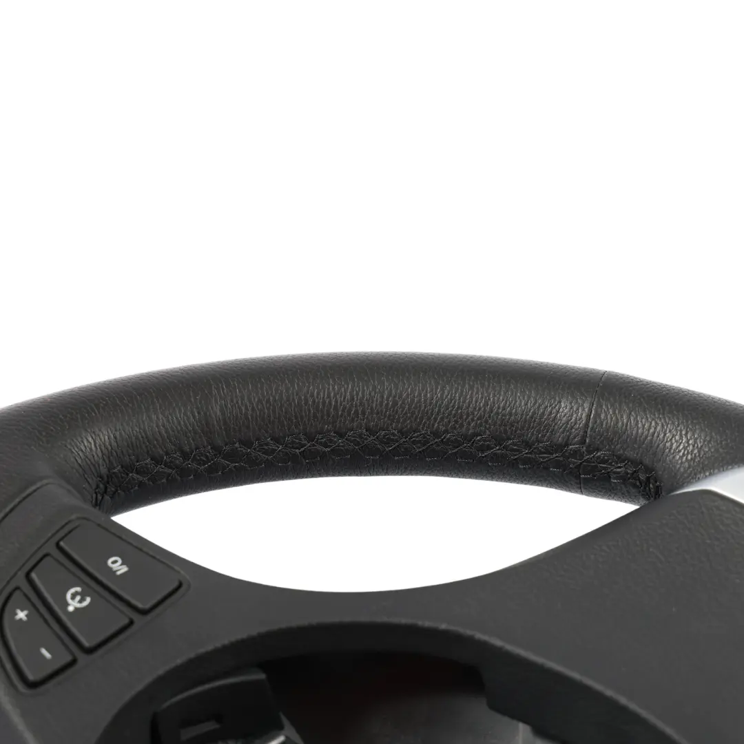 Steering Wheel Sport Black Leather Multifunction to BMW X3 E83 LCI with Part number 3448457 BMW X3 E83 LCI Steering Wheel Sport Black Leather Multifunction - SKU 3448457 - Part number 3448457