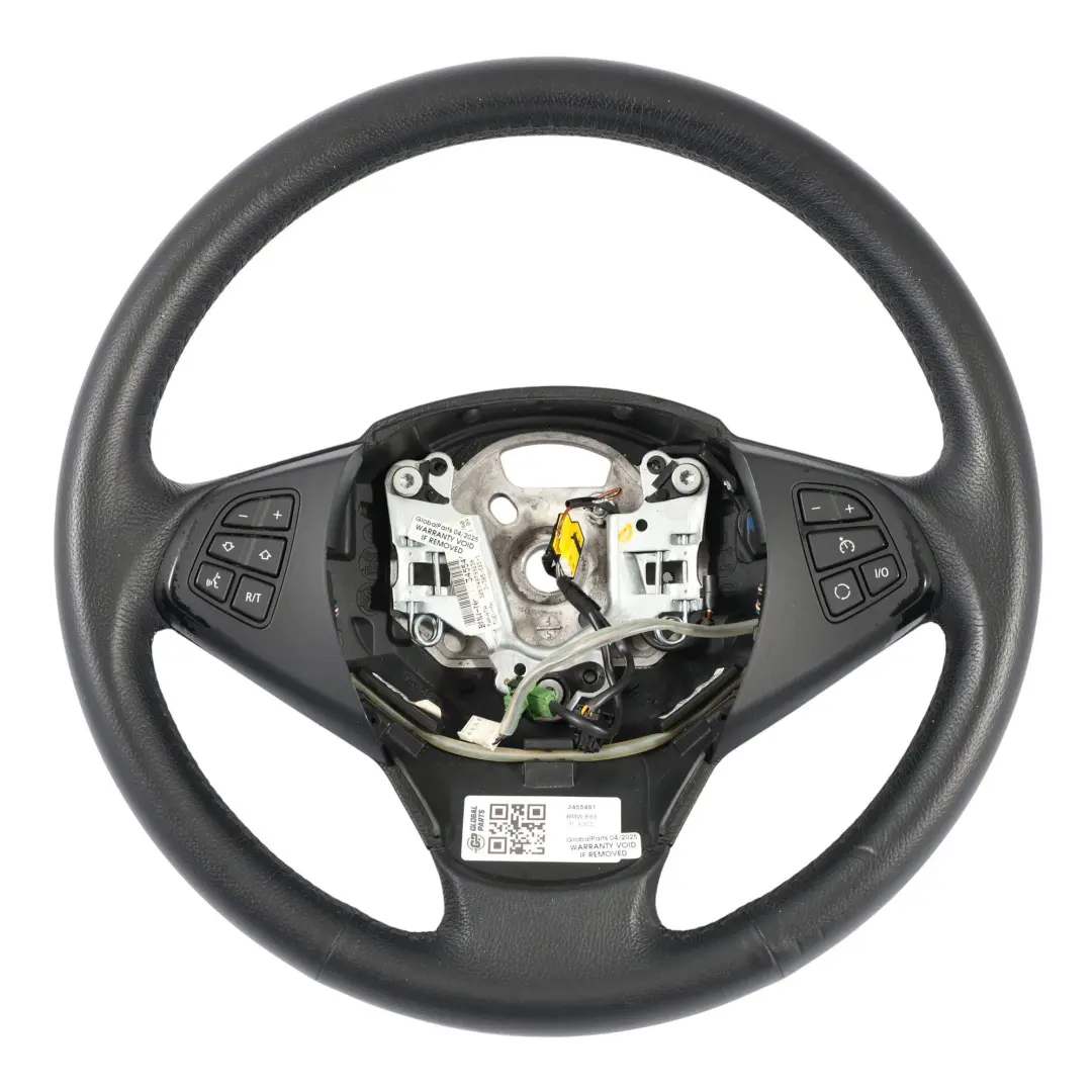 BMW X3 E83 LCI Steering Wheel Black Leather Multifunction - SKU 3455481 - Part number 3448455