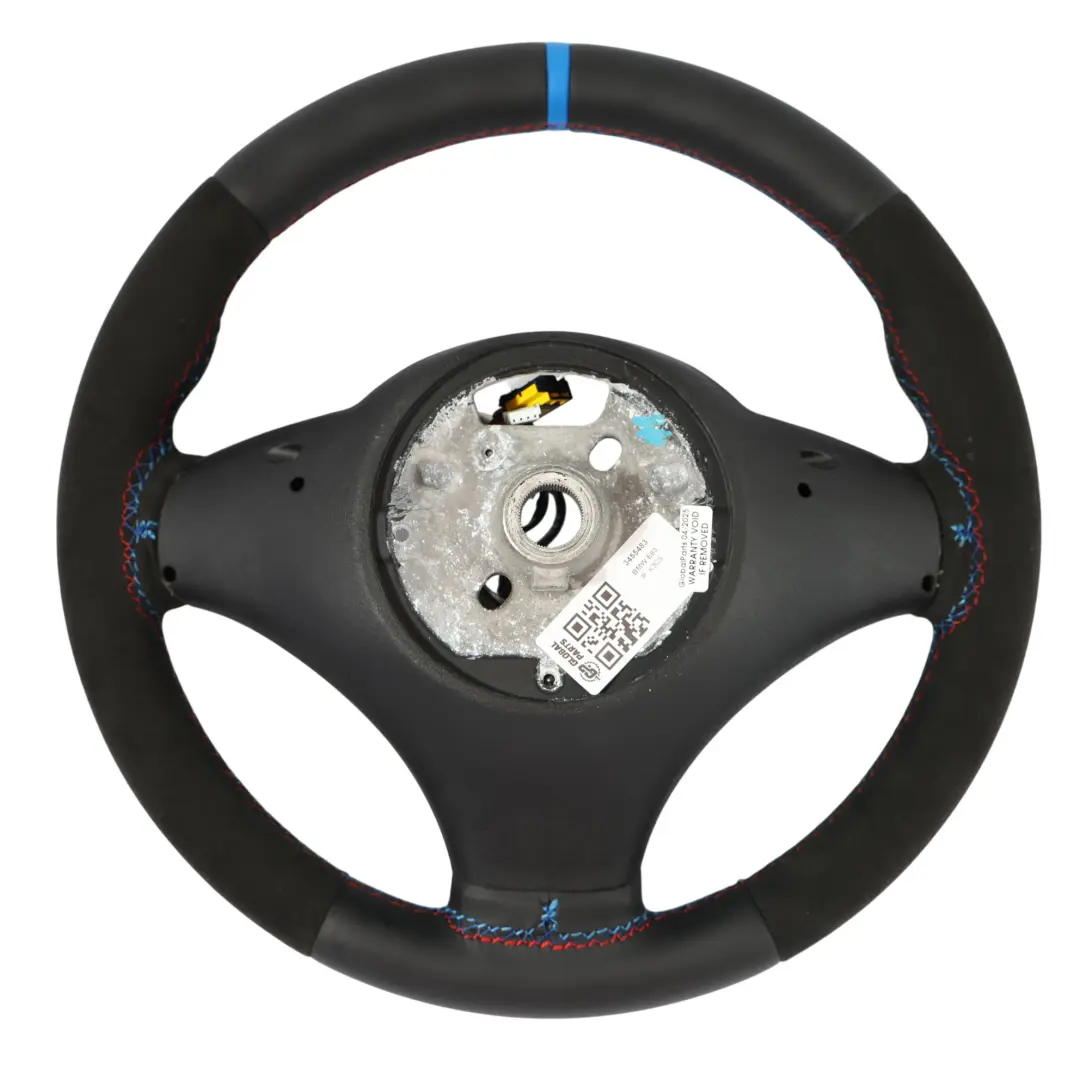 Kierownica M Sport NOWA Czarna Skóra Alcantara do BMW X3 E83 LCI o numerze 3455483 BMW X3 E83 LCI Kierownica M Sport NOWA Czarna Skóra Alcantara - SKU 3455483 - Numer Części 3455483