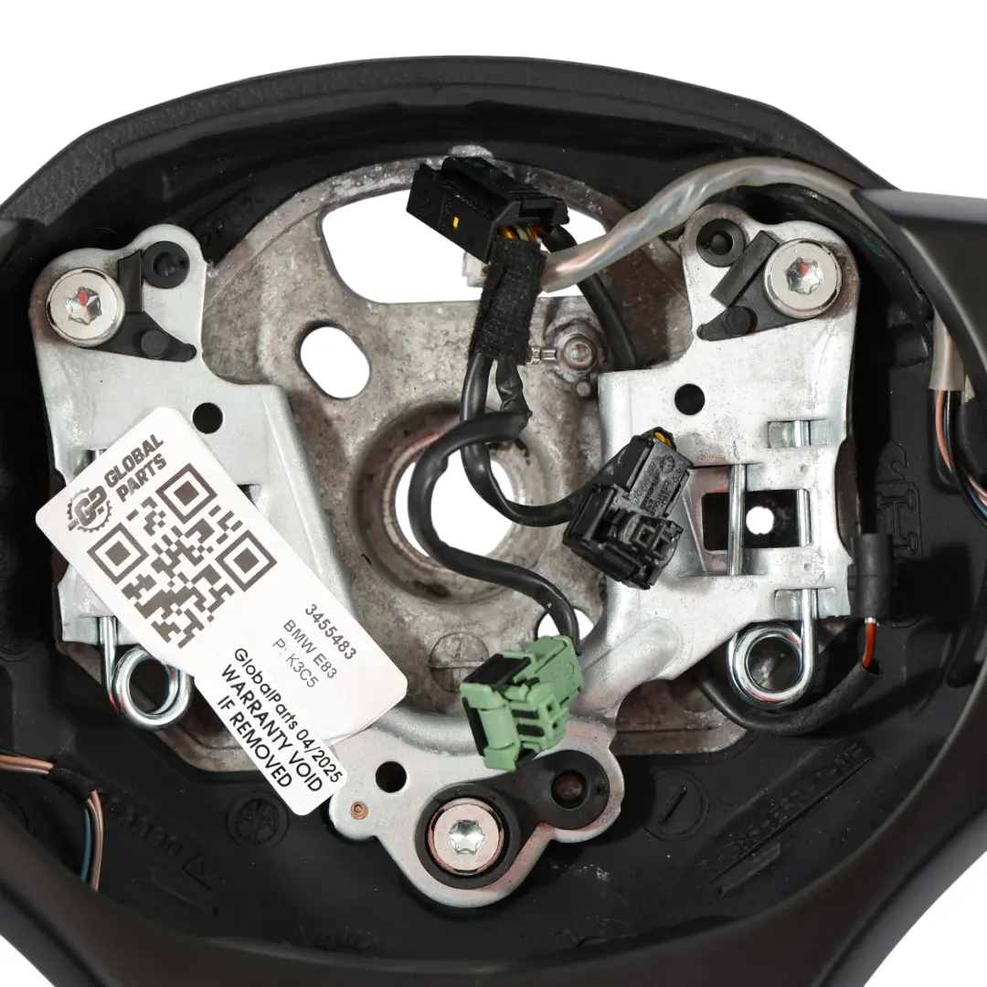 NUEVO Negro Cuero Alcantara M Sport Volante para BMW E83 LCI con número de pieza 3455483 BMW E83 LCI NUEVO Negro Cuero Alcantara M Sport Volante - SKU 3455483 - Número de pieza 3455483