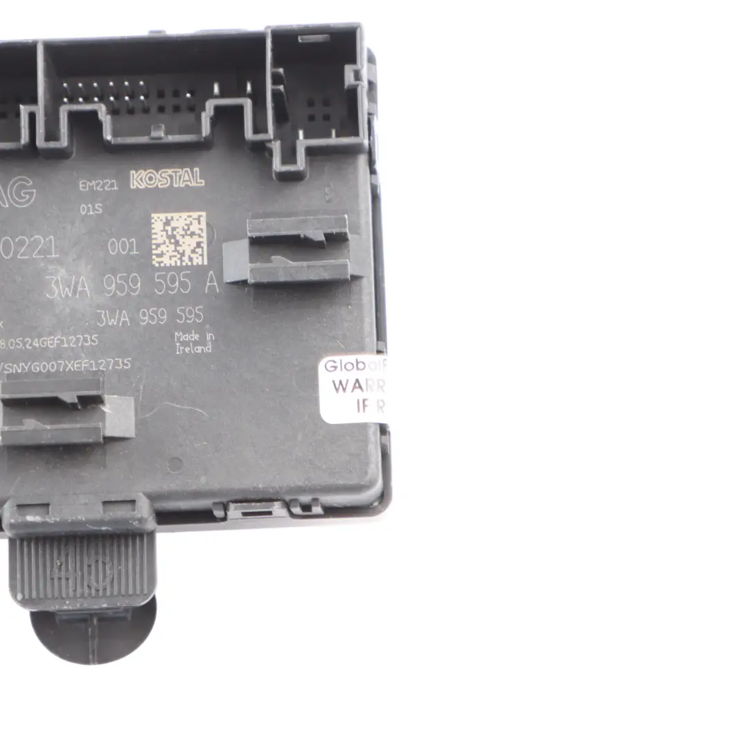 Audi A3 RS3 8V Door Control Unit ECU Module Front Driver's Side - SKU 3WA959595A - Part number 3WA959595A