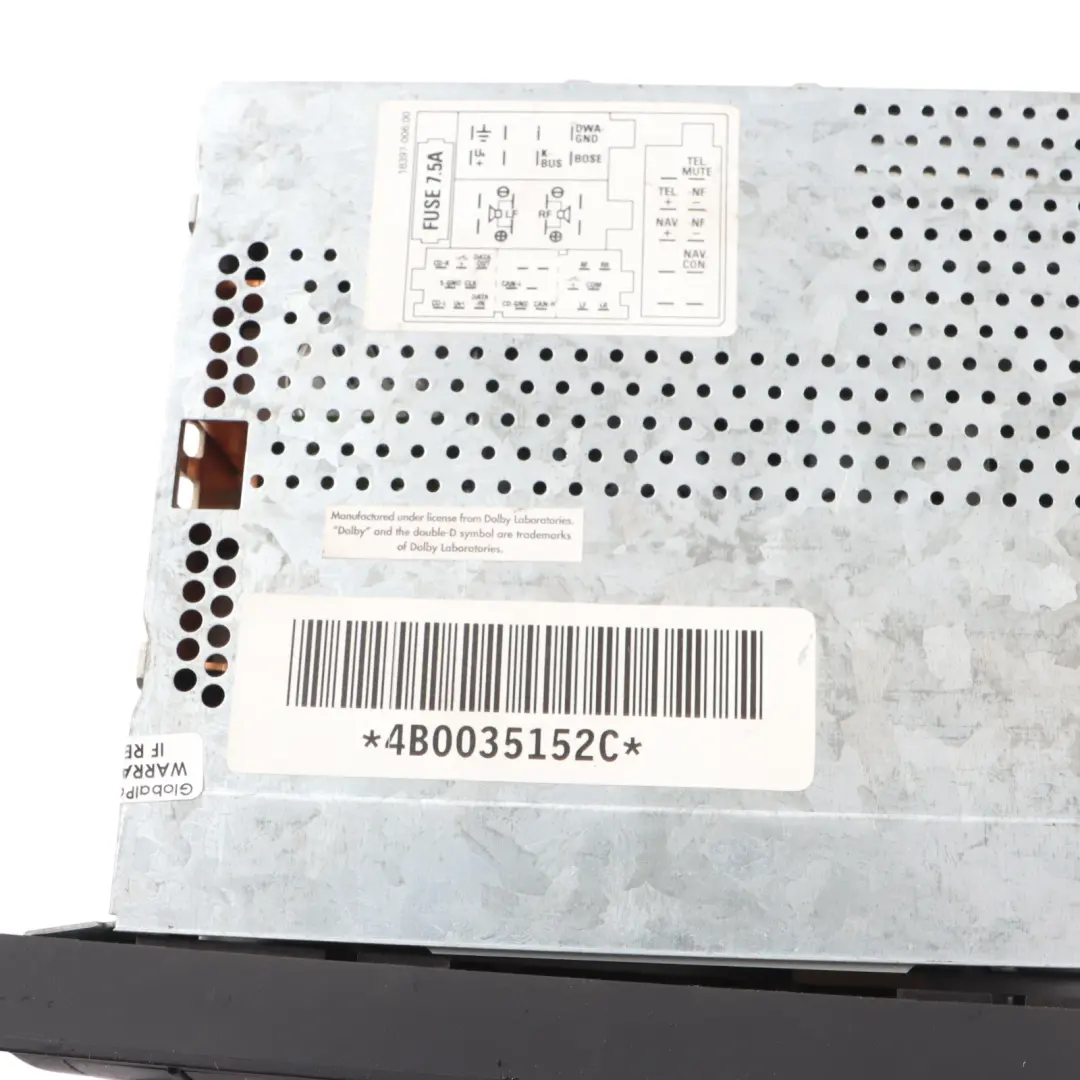 Mk1 8N Radio Stereo Player Head Unit Chorus to Audi TT with Part number 4B0035152C Audi TT Mk1 8N Radio Stereo Player Head Unit Chorus - SKU 4B0035152C-1 - Part number 4B0035152C