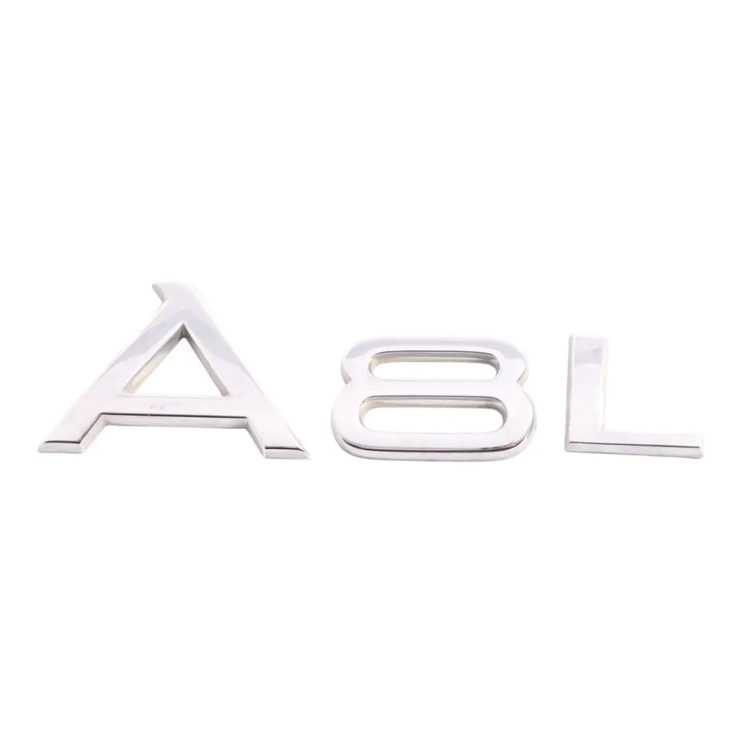 Boot Lid Hatch Badge Lettering A8L Emblem to Audi A8 D4 Rear Tailgate with Part number 4D0853741E Audi A8 D4 Rear Tailgate Boot Lid Hatch Badge Lettering A8L Emblem - SKU 4D0853741E - Part number 4D0853741E
